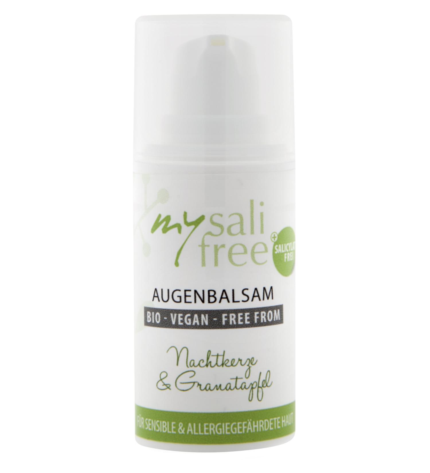 Buy MySalifree Organic Eye Balm - Intense Anti-Wrinkle Cream for Sensitive Skin | Pomegranate & Night Candle | 100% Certified Biocosmetics Vegan & Organic - International Shipping Available - Buy Online on GoSupps.com