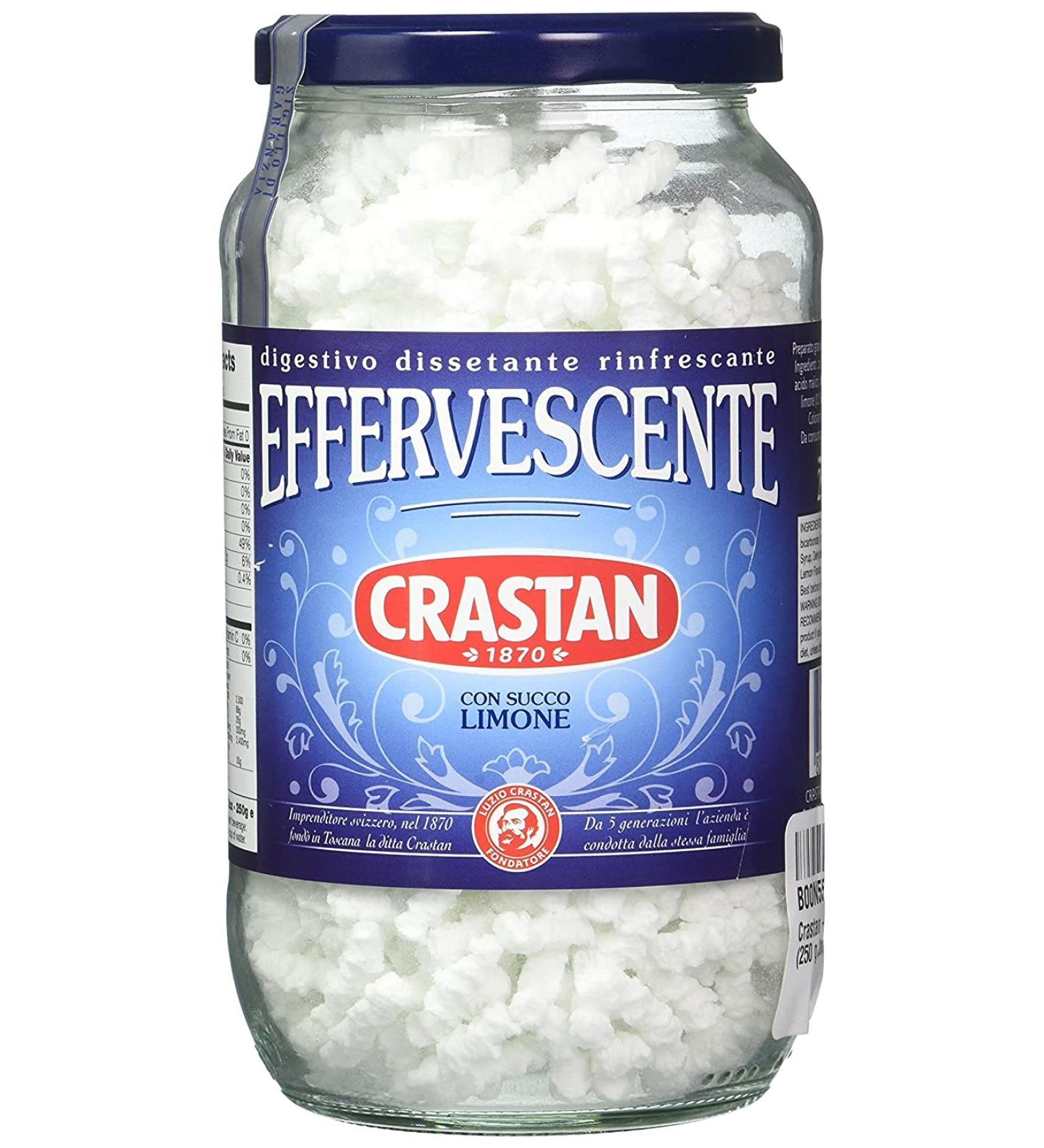 Crastan - Italian Effervescent Antacid (3)- 8.82 oz. Jars