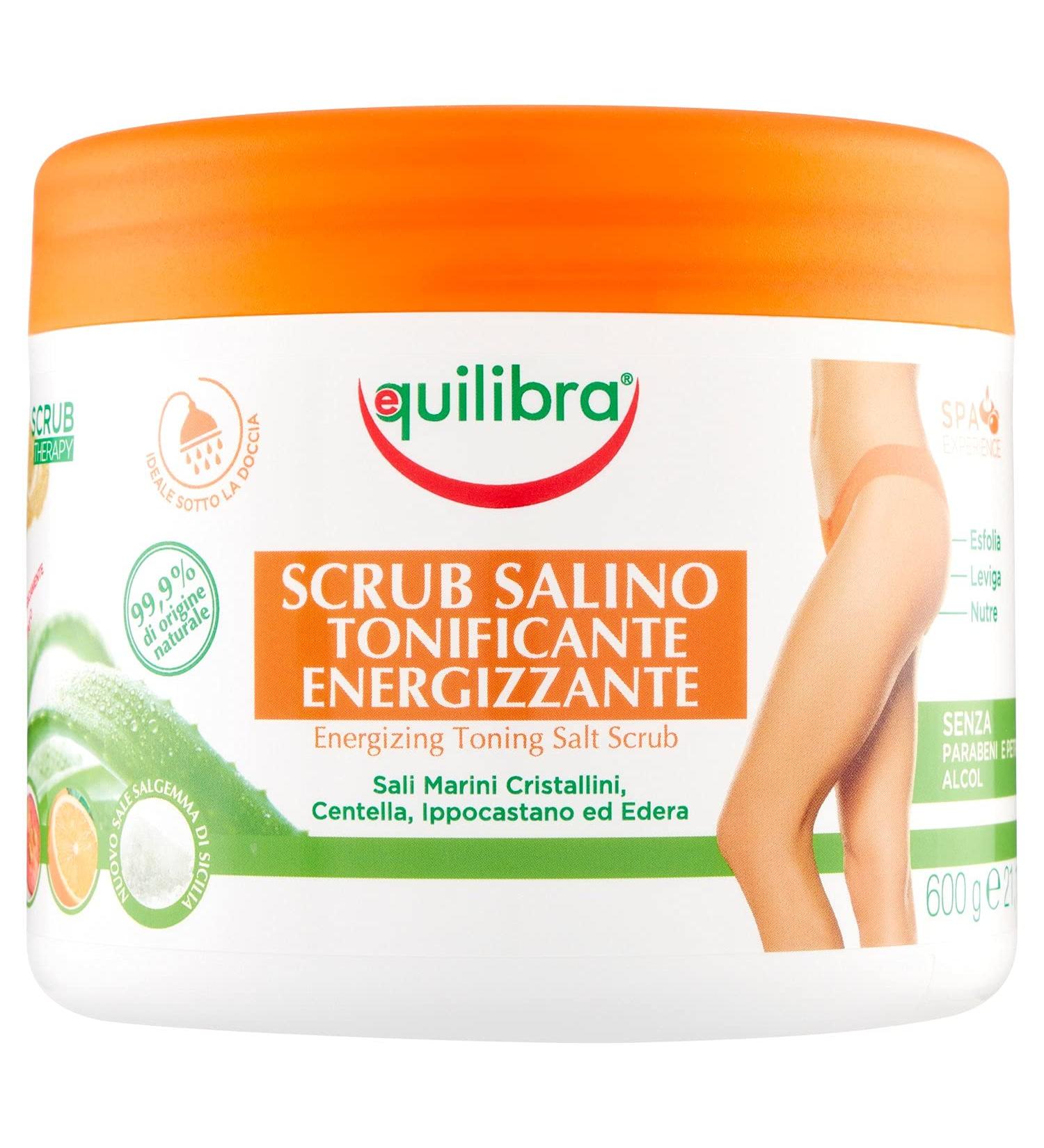 Equilibra Energizing Scrub Salt 600g - Revitalize Your Skin | International Shipping Available - Buy Online on GoSupps.com