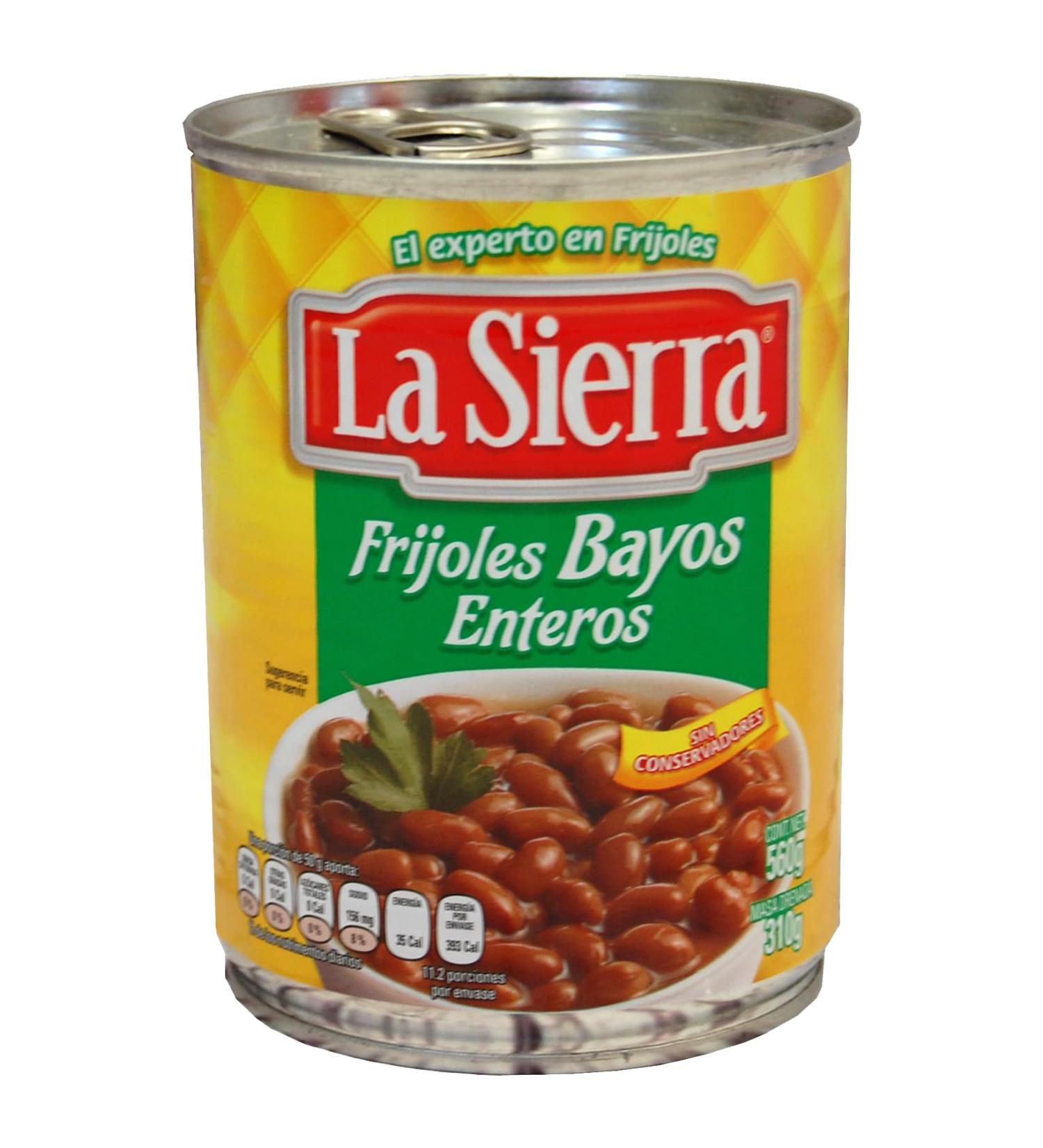 La Sierra Pinto Beans Whole 560g / Whole Pinto Beans in Can Frijoles Canned Beans with Chilli and Spices Mexican Food - Buy Online on GoSupps.com