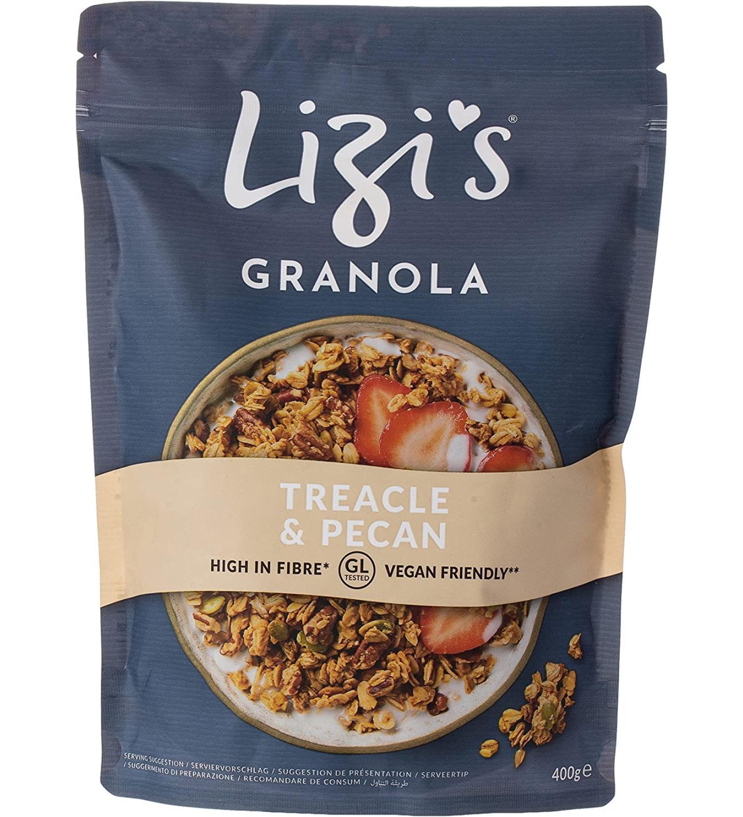 Lizi's Treacle and Pecan Granola 400g - Buy Online on GoSupps.com
