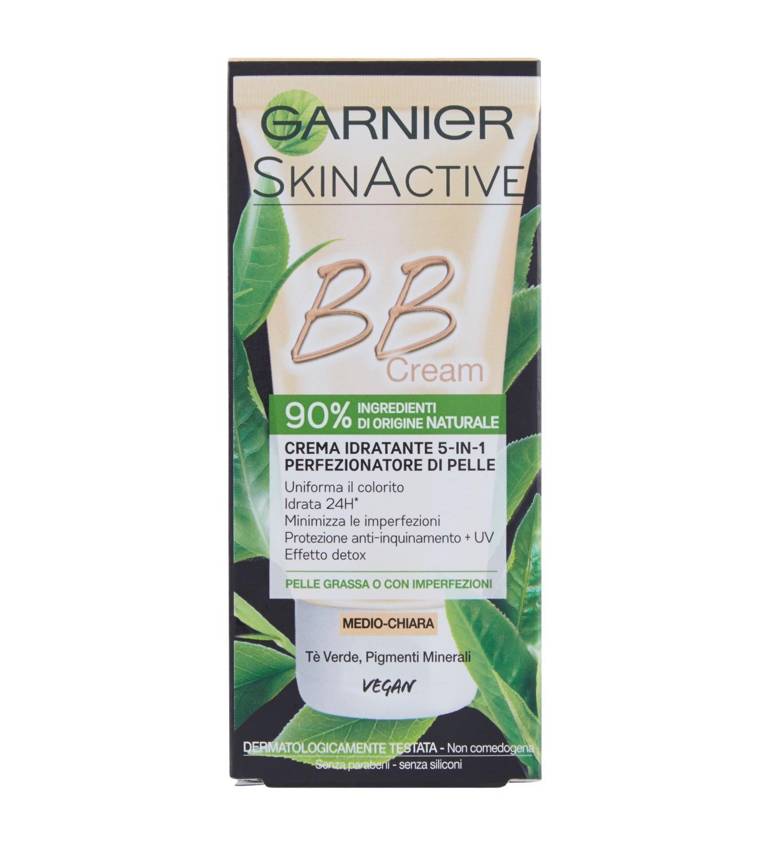 L'Or al Italia SpA GARNIER BB Cream Natural All in 1 moisturizing cream enriched with natural pigments and green tea individually packed 1 x 50 ml - Buy Online on GoSupps.com
