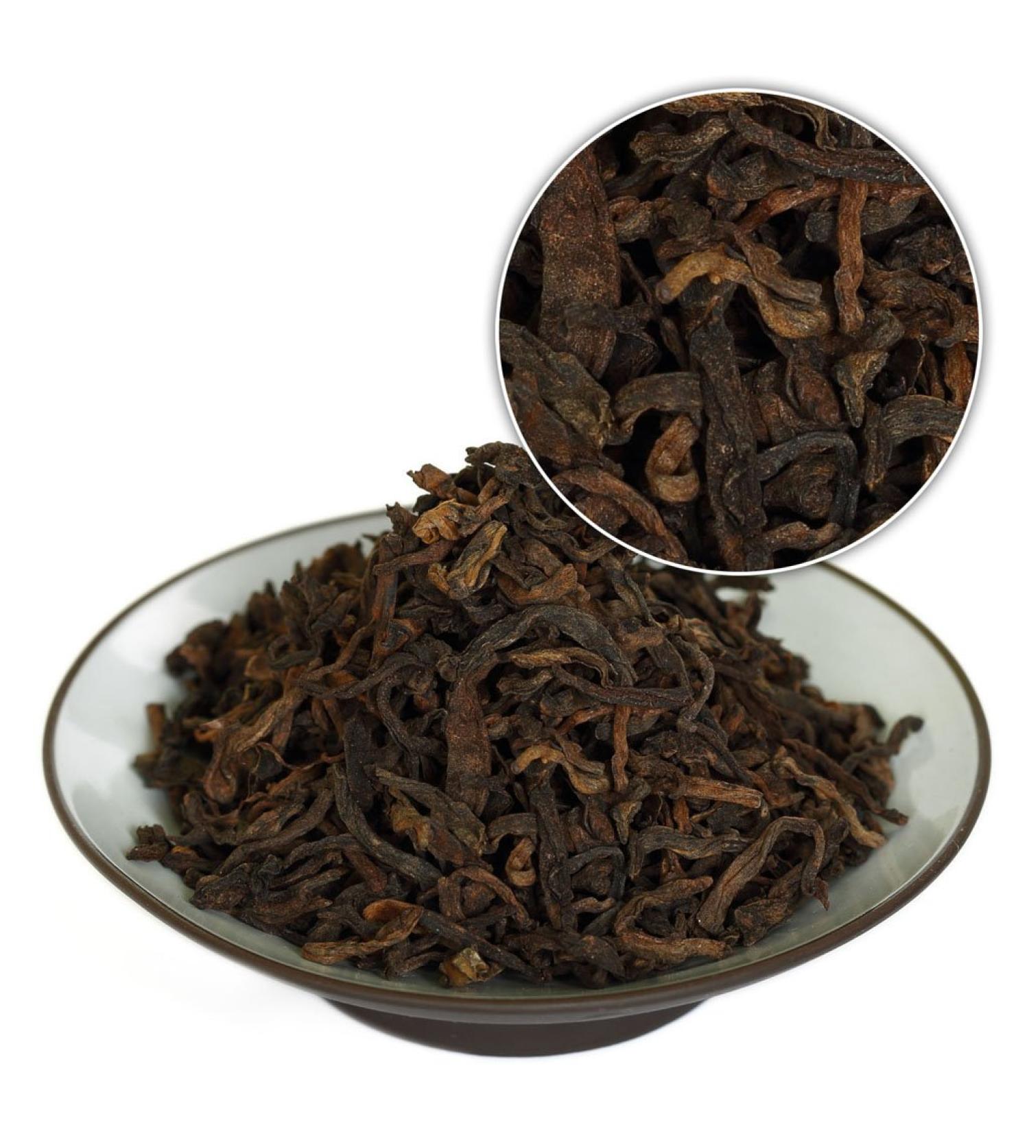 GOARTEA Puerh Tea - Ripe Th Pu erh Loose Leaf 100g / 3.5oz 2008 Year Supreme Ancient Tree -Yunnan Pu erh Puer Pu'er- Chinois Tea