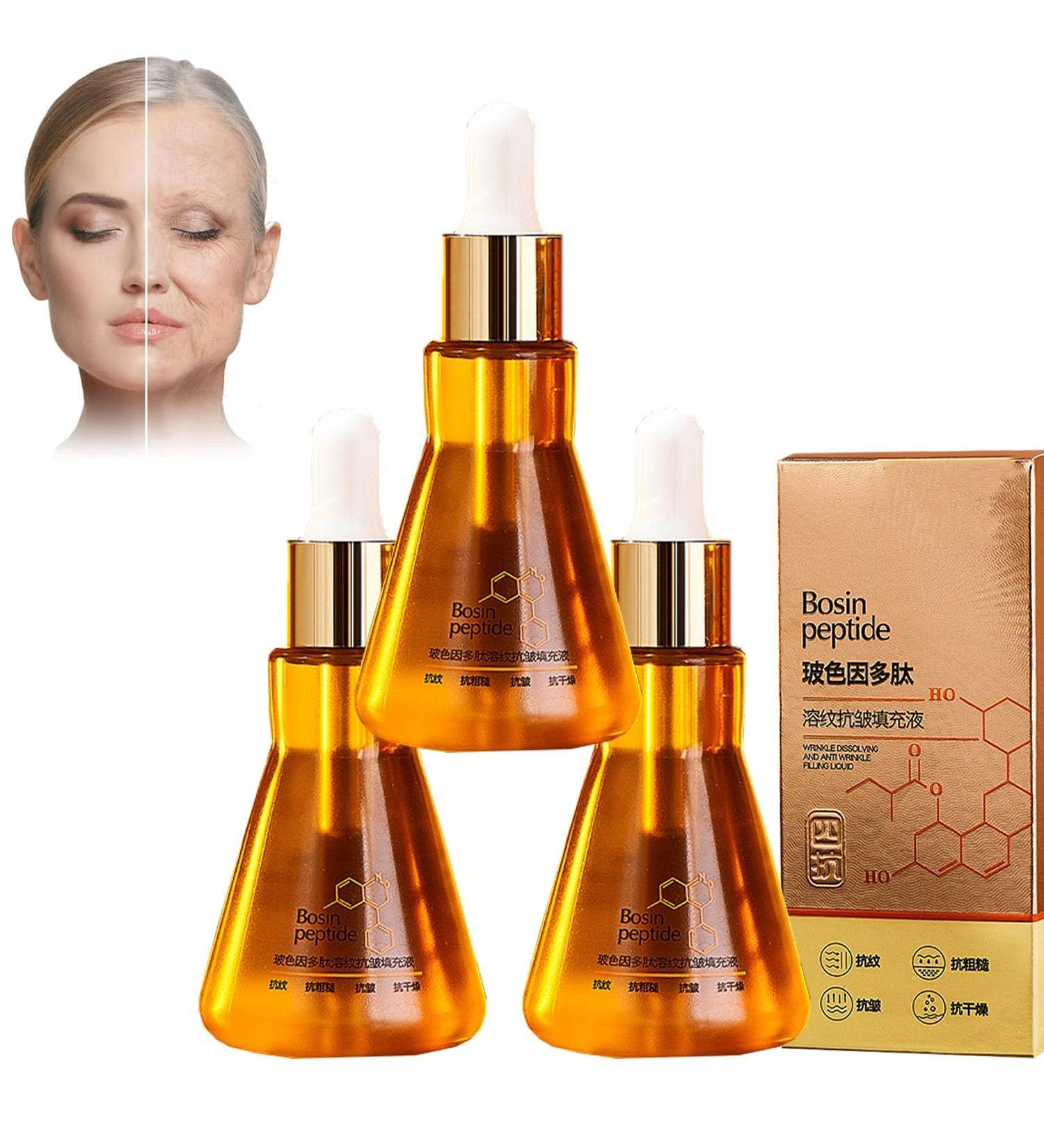  REPWEY Flysmus Revitapeptide Reversal Serum Bosin Peptide Serum Palmitoyl Peptide Serum Tightening Sagging Skin Reduce Fine Lines for All Skin Types (3pcs) - Buy Online on GoSupps.com