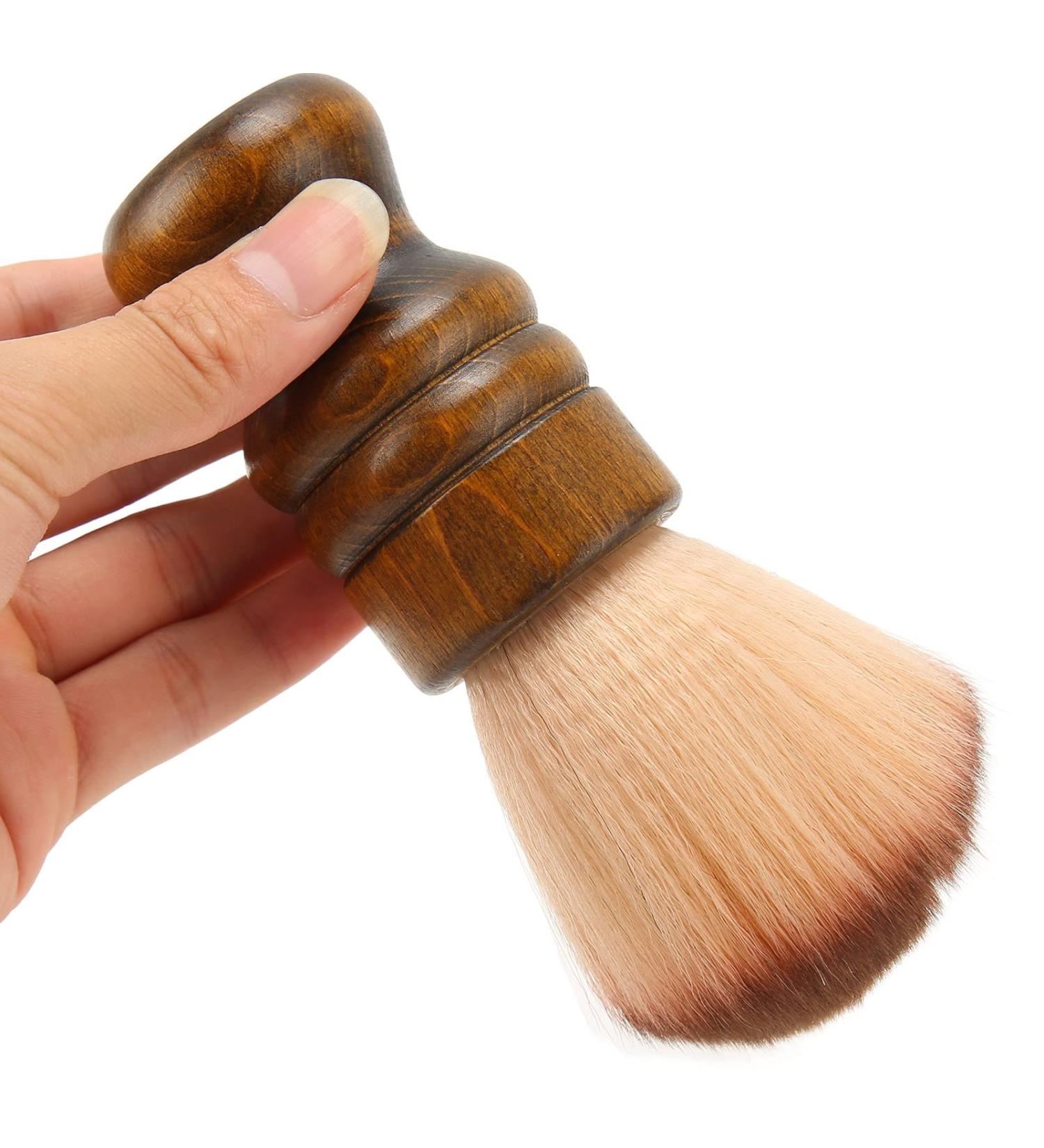 Neck Dust Brush for Barber Home Soft Face Dust Brush for Cleaning Fine Hair After Hair Cutting Ergonomic Hair Sweep Cleaning Tool with Nylon Bristles Lightweight Portable Hairdressing Tool - Buy Online on GoSupps.com