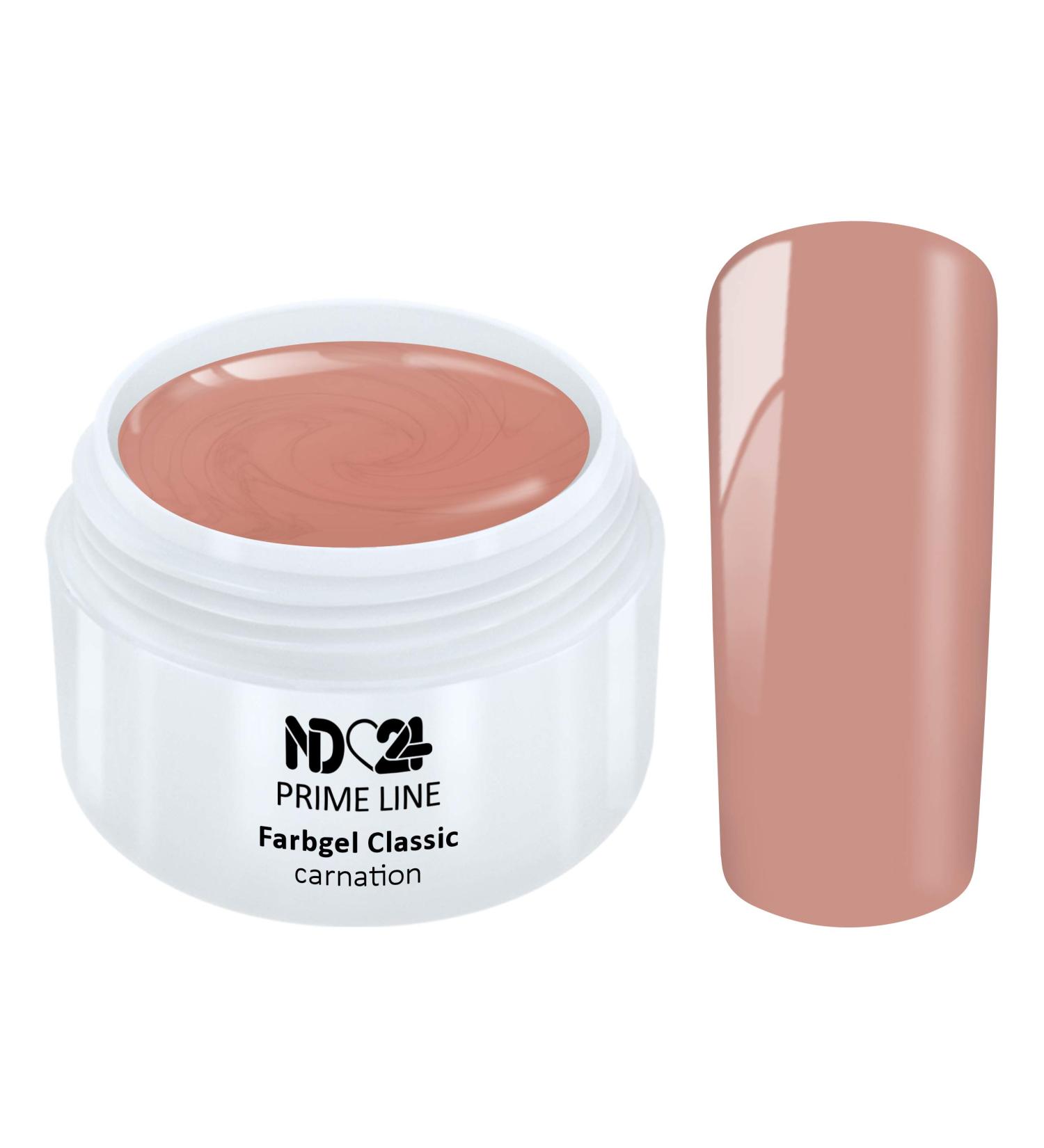 Prime Line - Color Uv Gel Led Color Gel Carnation Brown - Made in Germany - 5ml