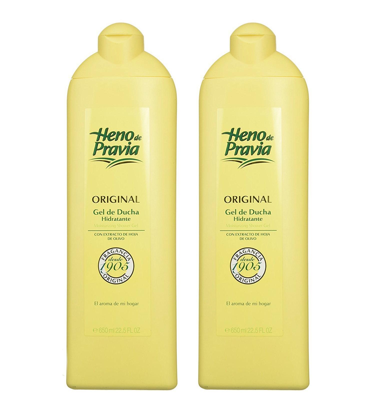 Heno de Pravia Shower Gel 22.5 Oz. 2-Pack - Original Scent - Buy Online on GoSupps.com