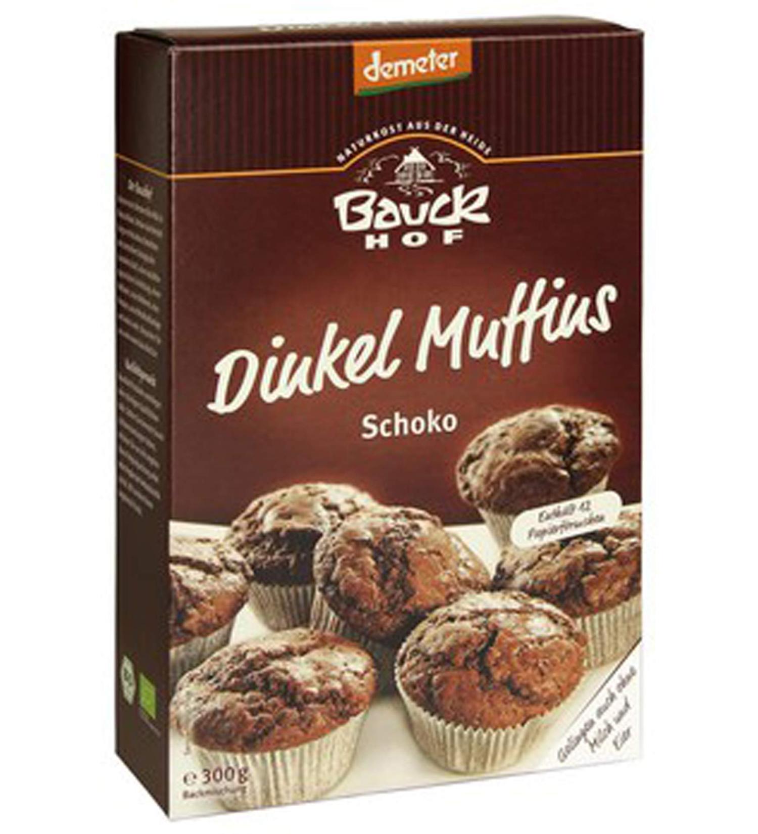 Buy Bauckhof Spelt Chocolate Muffins Baking Mix - Organic 300g | International Shipping Available - Buy Online on GoSupps.com
