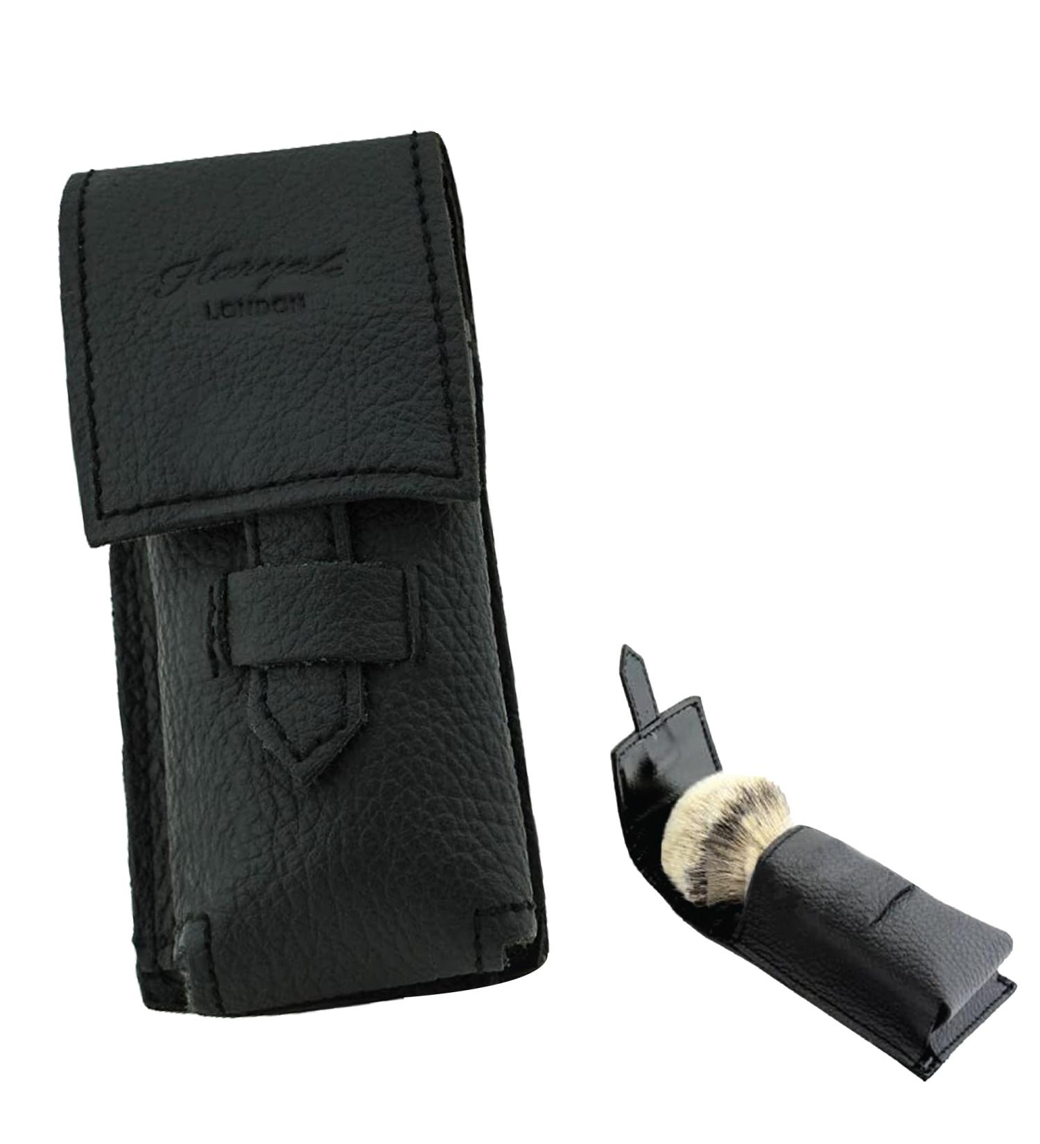 Kolux Leather Shaving Brush Bag - Perfect for Travel | Durable & Stylish Travel Accessory - Buy Online on GoSupps.com