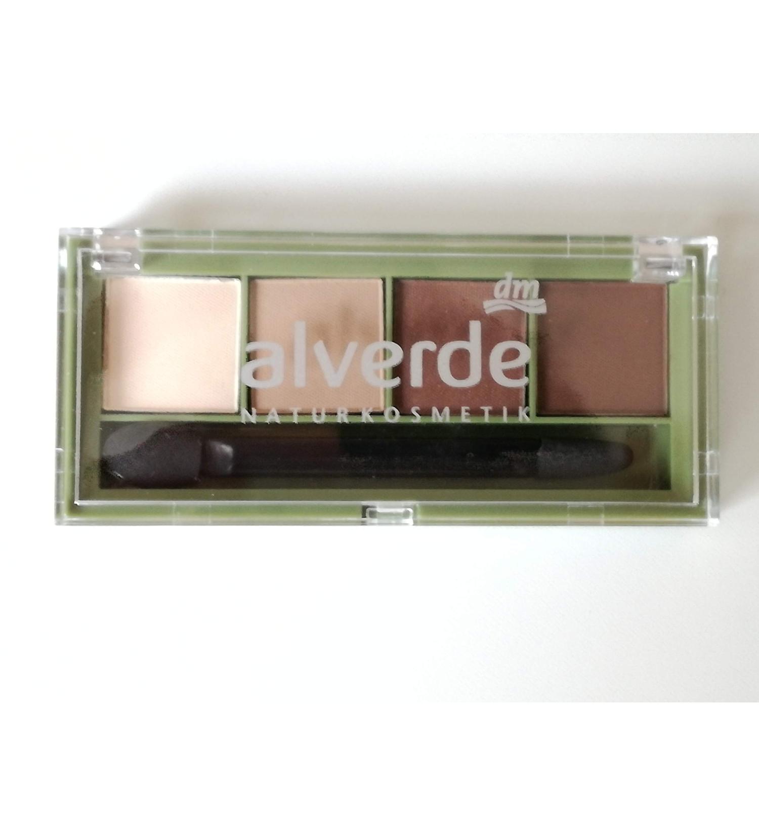 alverde NATURKOSMETIK Oogschaduwpalet Quattro 37 Chocolate 44 g - Buy Online on GoSupps.com