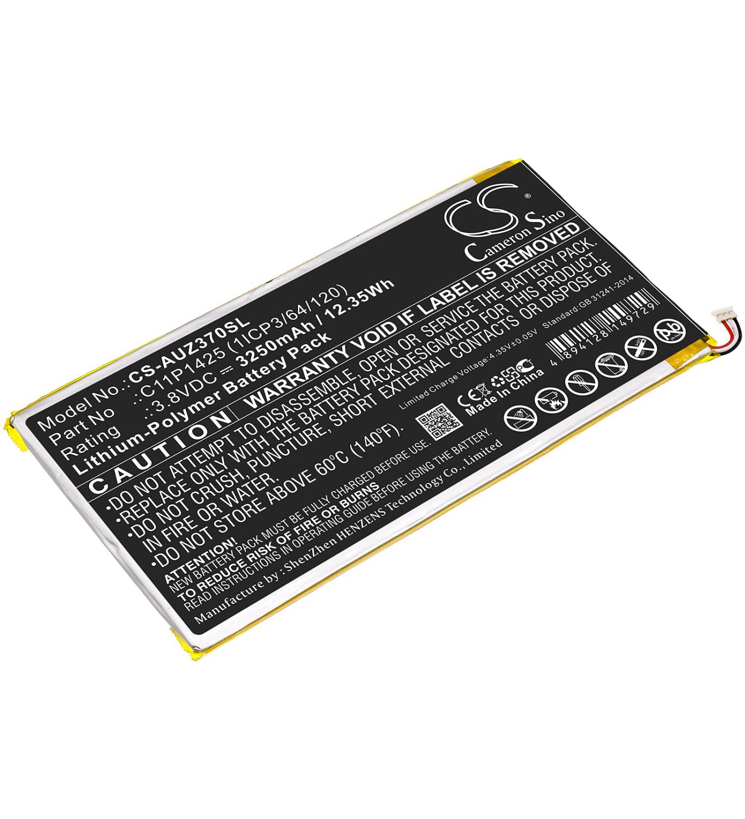 Buy 3250mAh Replacement Battery Compatible with 0B200-01510100 C11P1425 for M700C M700KL Z370C Models - International Shipping Available - Buy Online on GoSupps.com