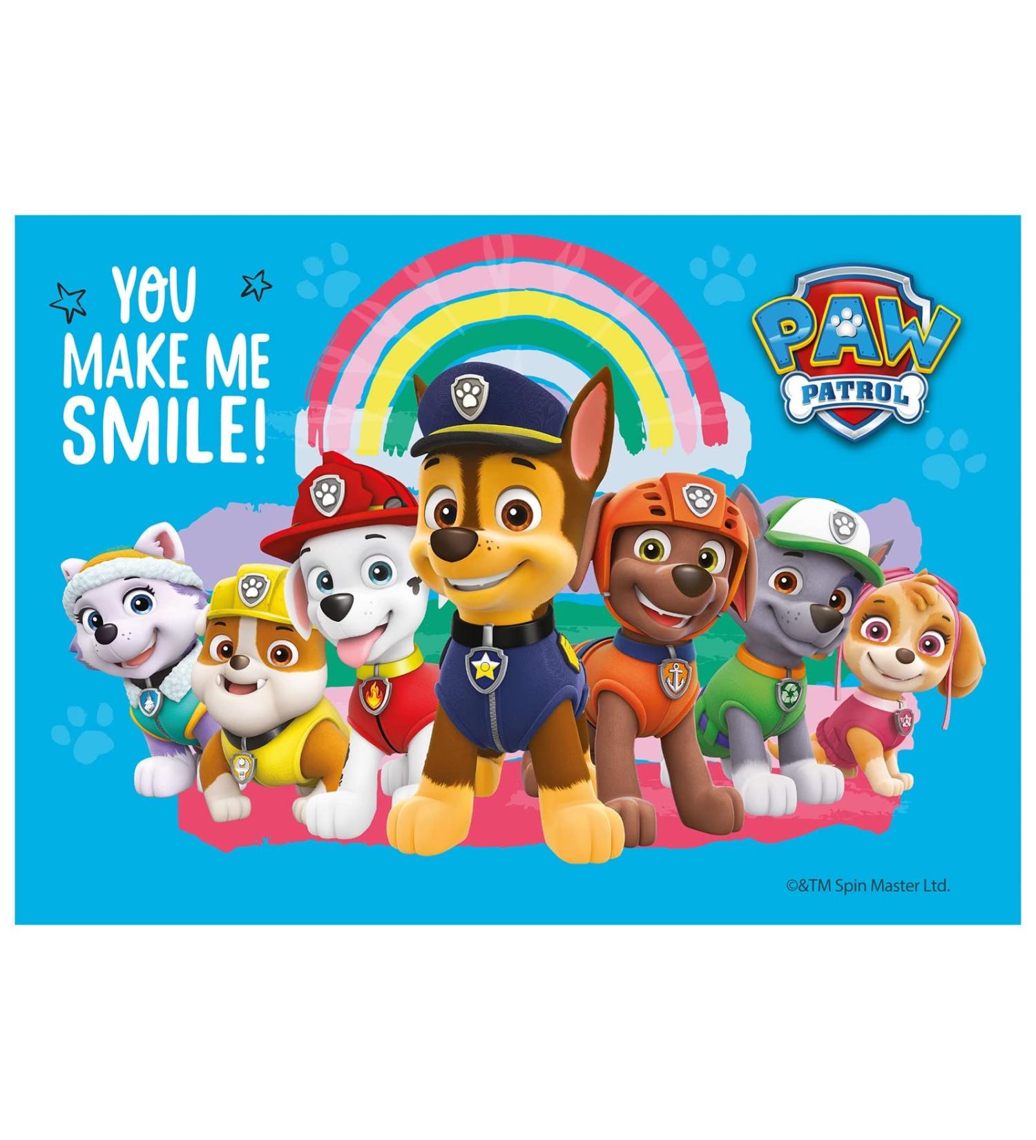 Dekora Paw Patrol Edible Cake Topper Children's Birthday Decoration A5 Wafer - Buy Online on GoSupps.com