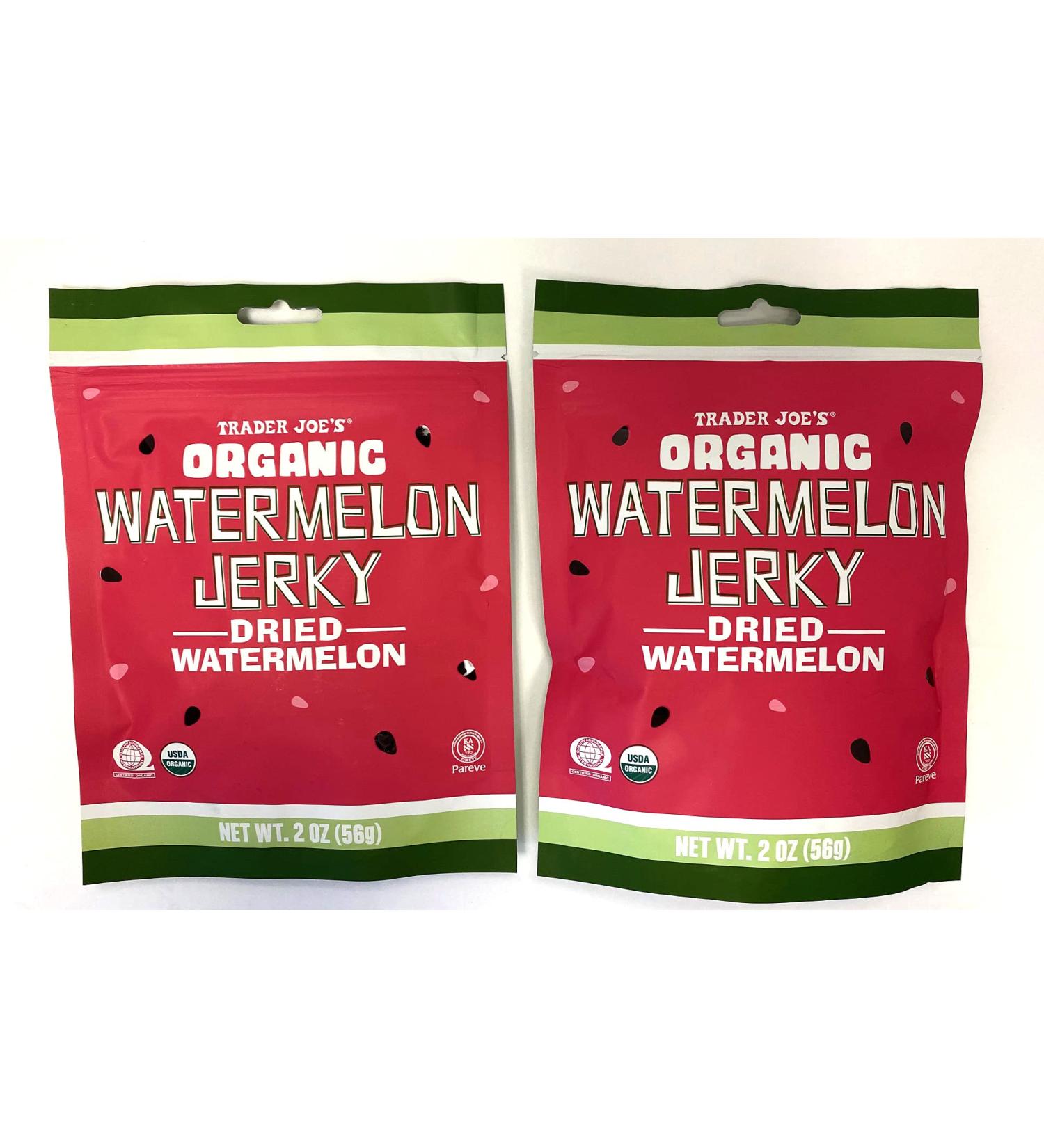 Organic Watermelon Jerky - Dried Watermelon (2 Packs) | Delicious & Healthy Snack - Buy Online on GoSupps.com