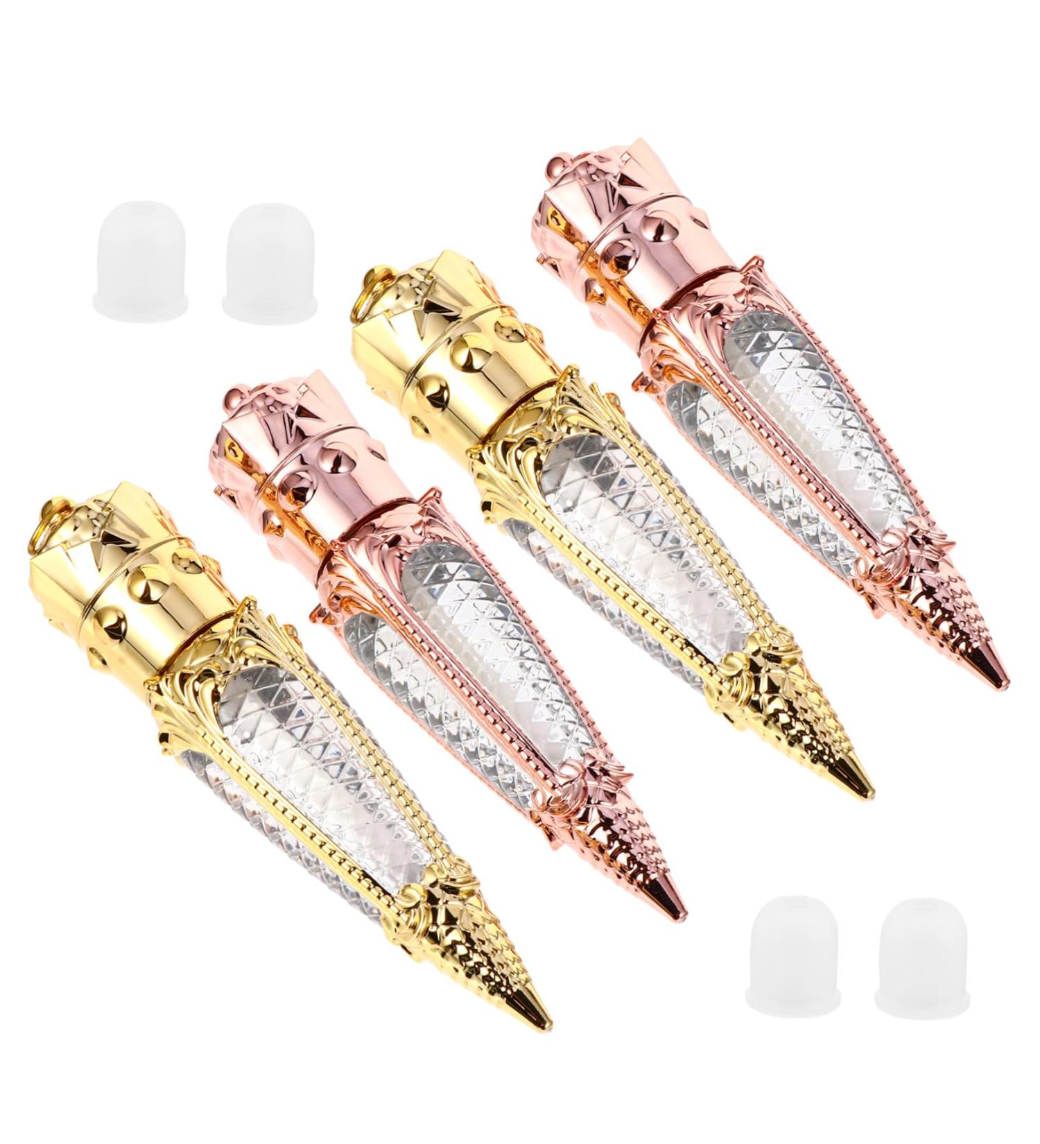 GALPADA 10pi ces Lip Gloss Tubes Radish Shape Mini Refillable Cosmetic Containers Portable for Travel Diy Lip Balm Bottles Set - Buy Online on GoSupps.com