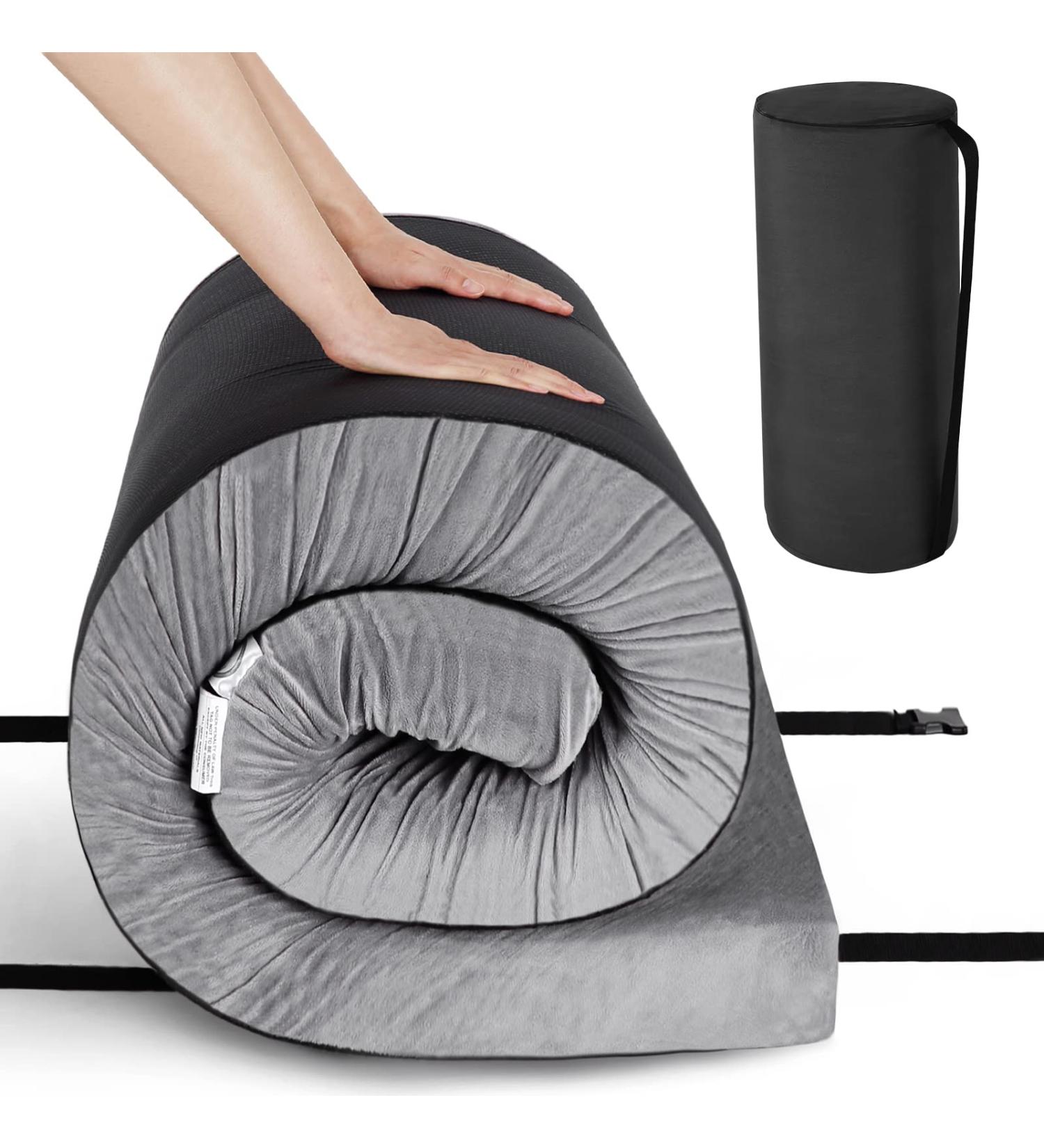 Memory Foam Camping Mattress with Waterproof Cover - Twin 74x38 - Buy Online on GoSupps.com