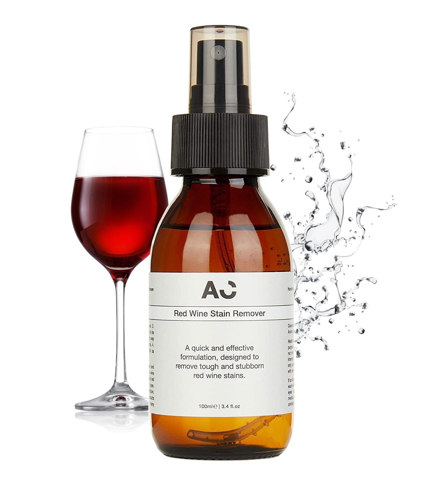 Attirecare Red Wine Stain Remover Spray - Fast & Effective Spot Cleaner for Clothes Carpets & Furniture - Stubborn Stain Solution for White Shirts & Garments - 100ml - Buy Online on GoSupps.com