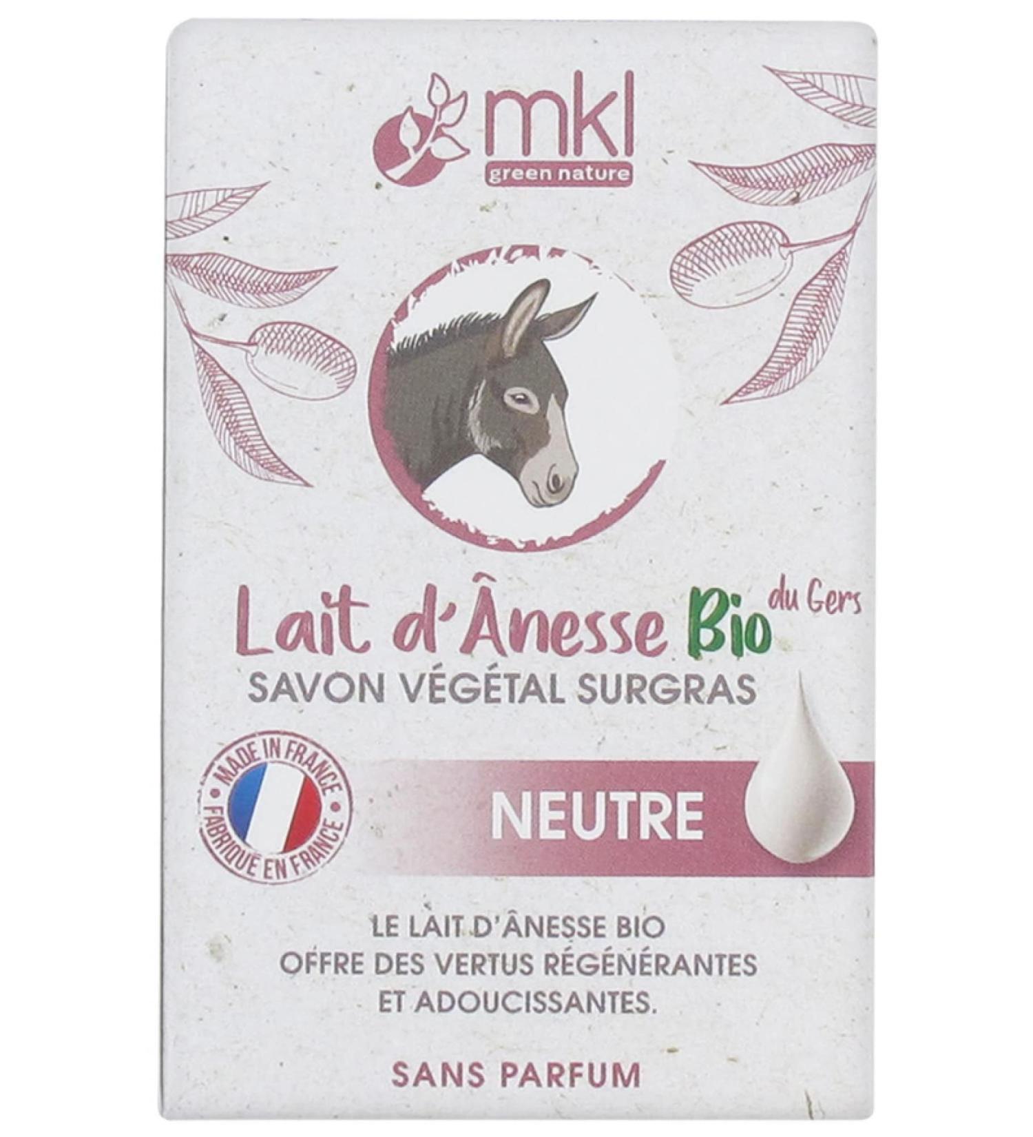 MKL Green Nature MKL Green Nature Organic Donkey Milk from Gers Neutral Superfat Vegetable Soap 100g
