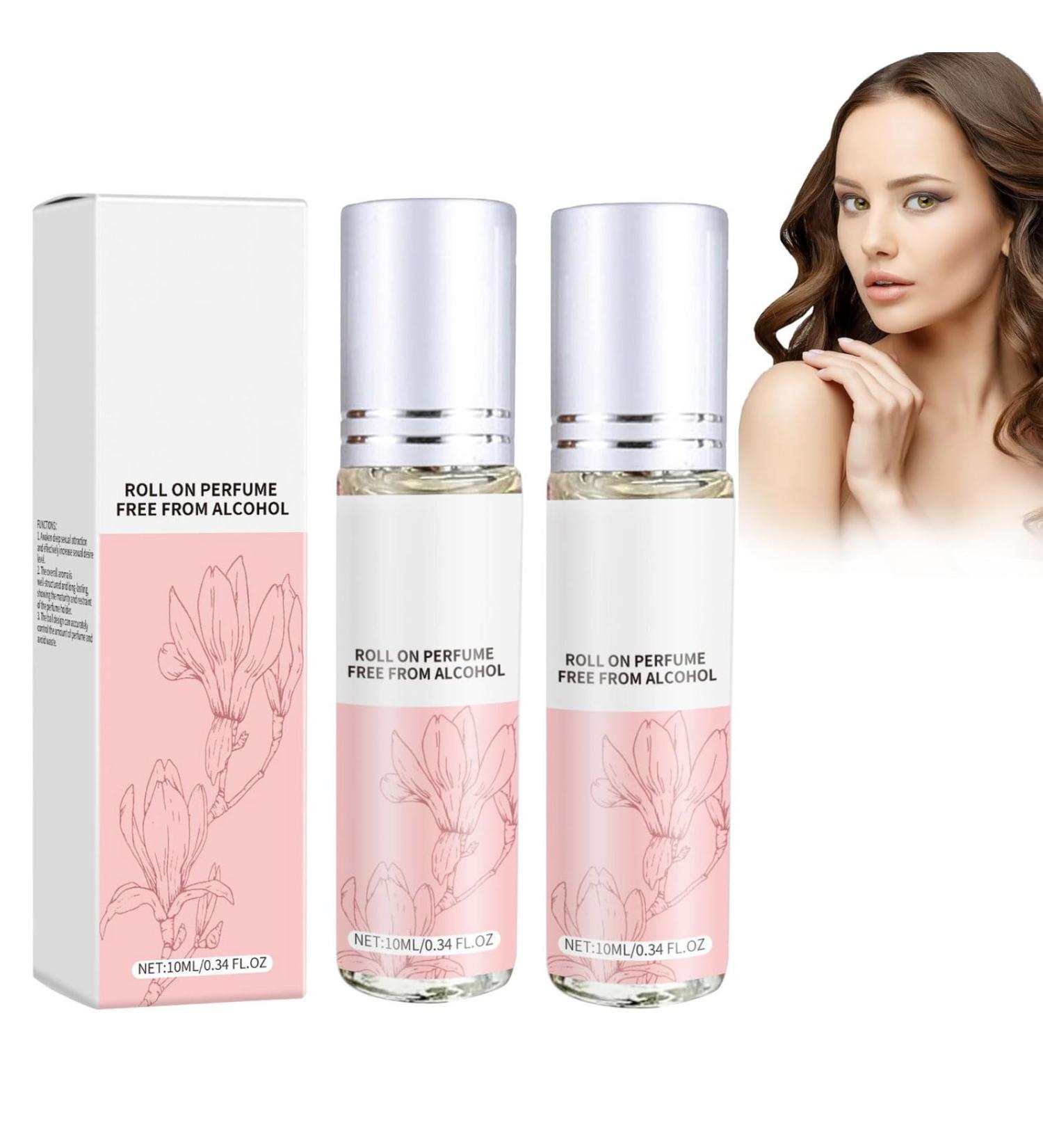 Pheromones Perfumes for Women Scent Pheromone Cologne Long-lasting and Addictive Personal Roll-on Pheromone Perfume Oil Fragrance (2PCS) - Buy Online on GoSupps.com