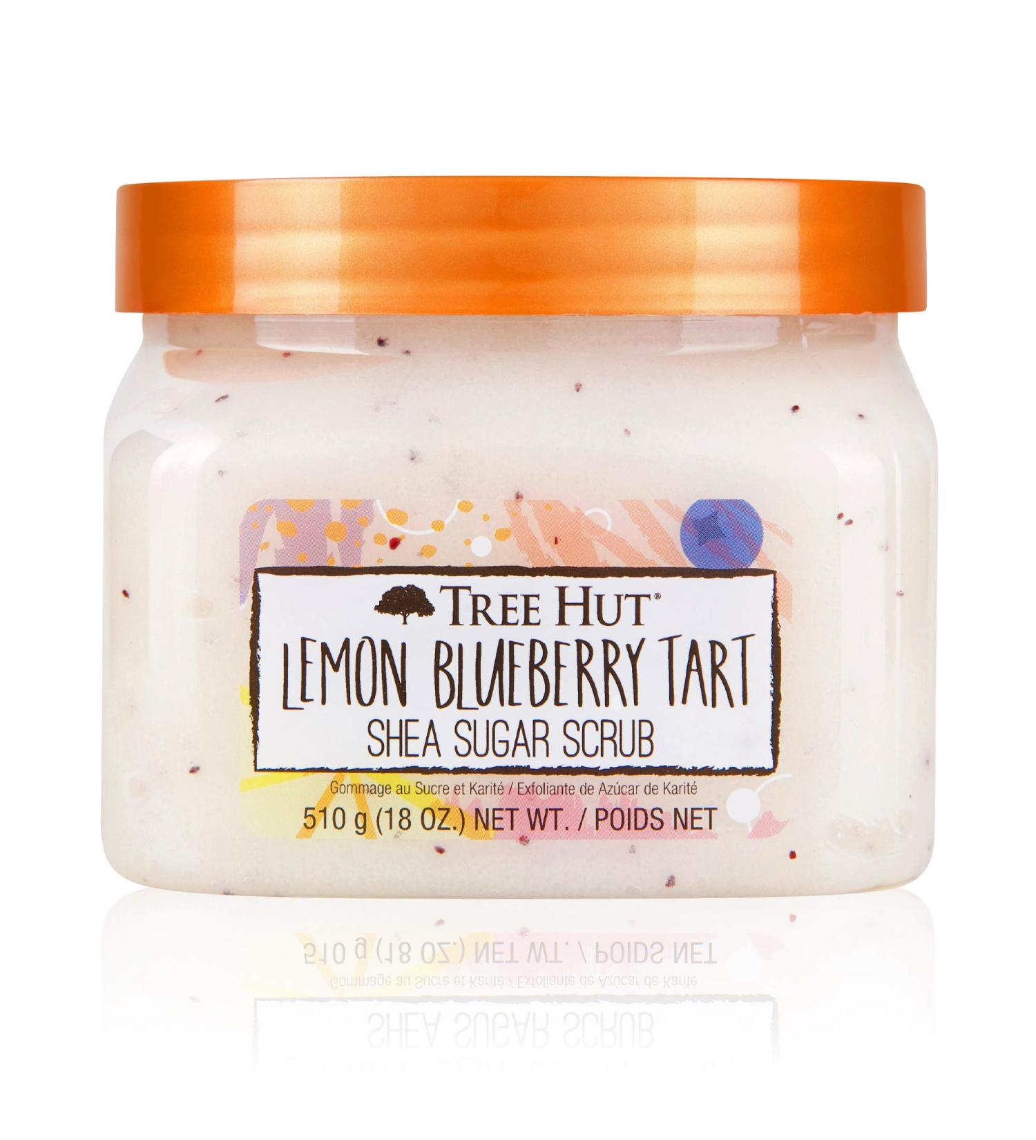 Tree Hut Lemon Blueberry Tart Shea Sugar Scrub - 18 oz | Ultra Hydrating & Exfoliating Body Care | International Shipping Available - Buy Online on GoSupps.com