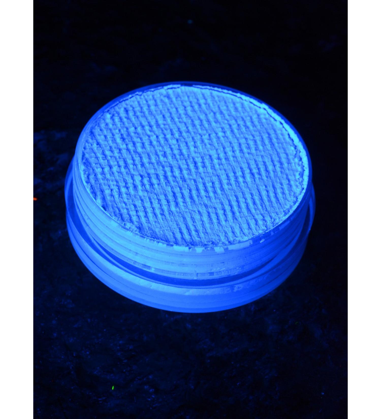 12ml Blacklight Aqua Make-up Effect Paint Neon White Blue
