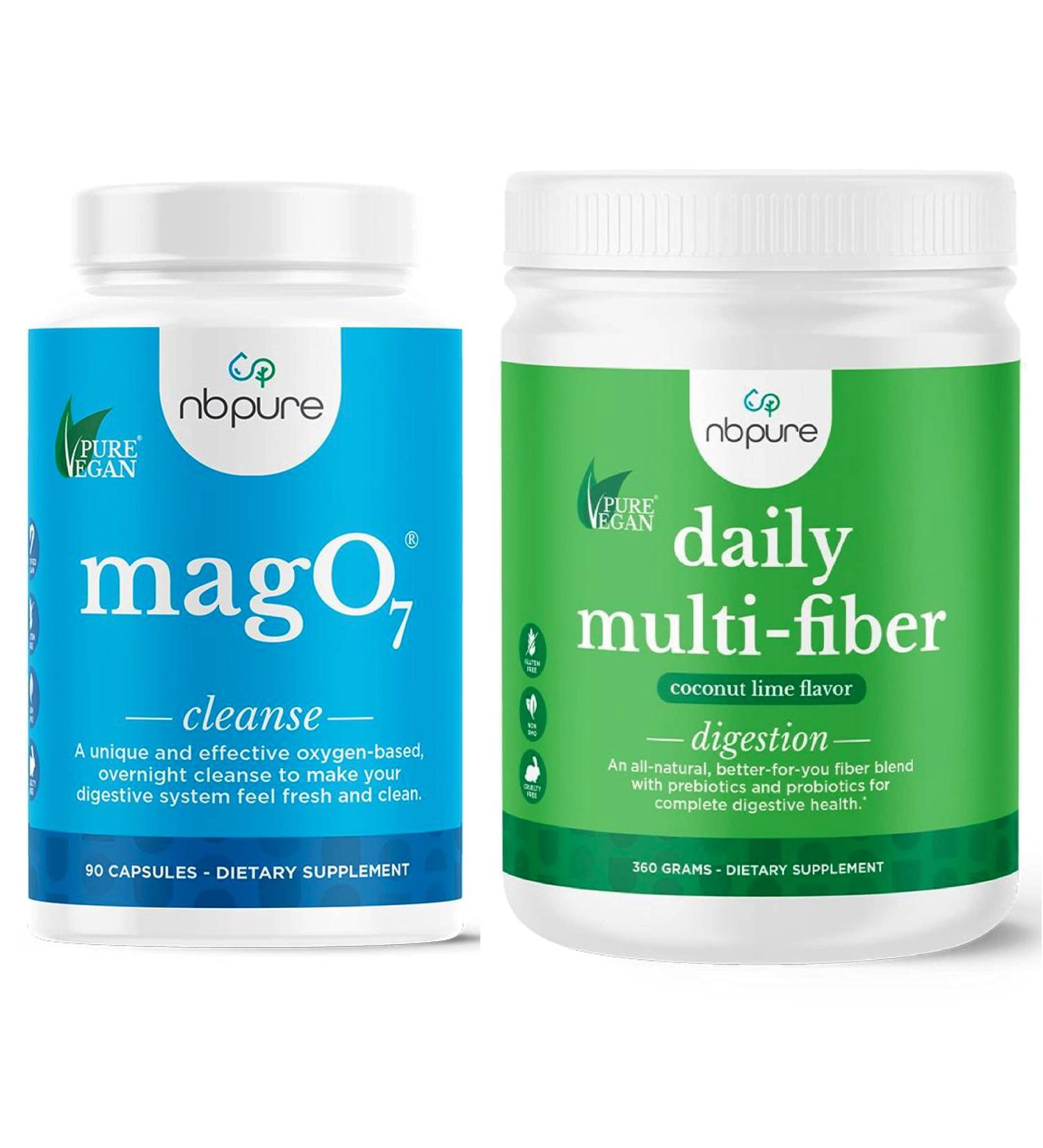 Nbpure MagO7 Digestive Cleanse & Detox - 90 Capsules for Healthy Digestion - Buy Online on GoSupps.com