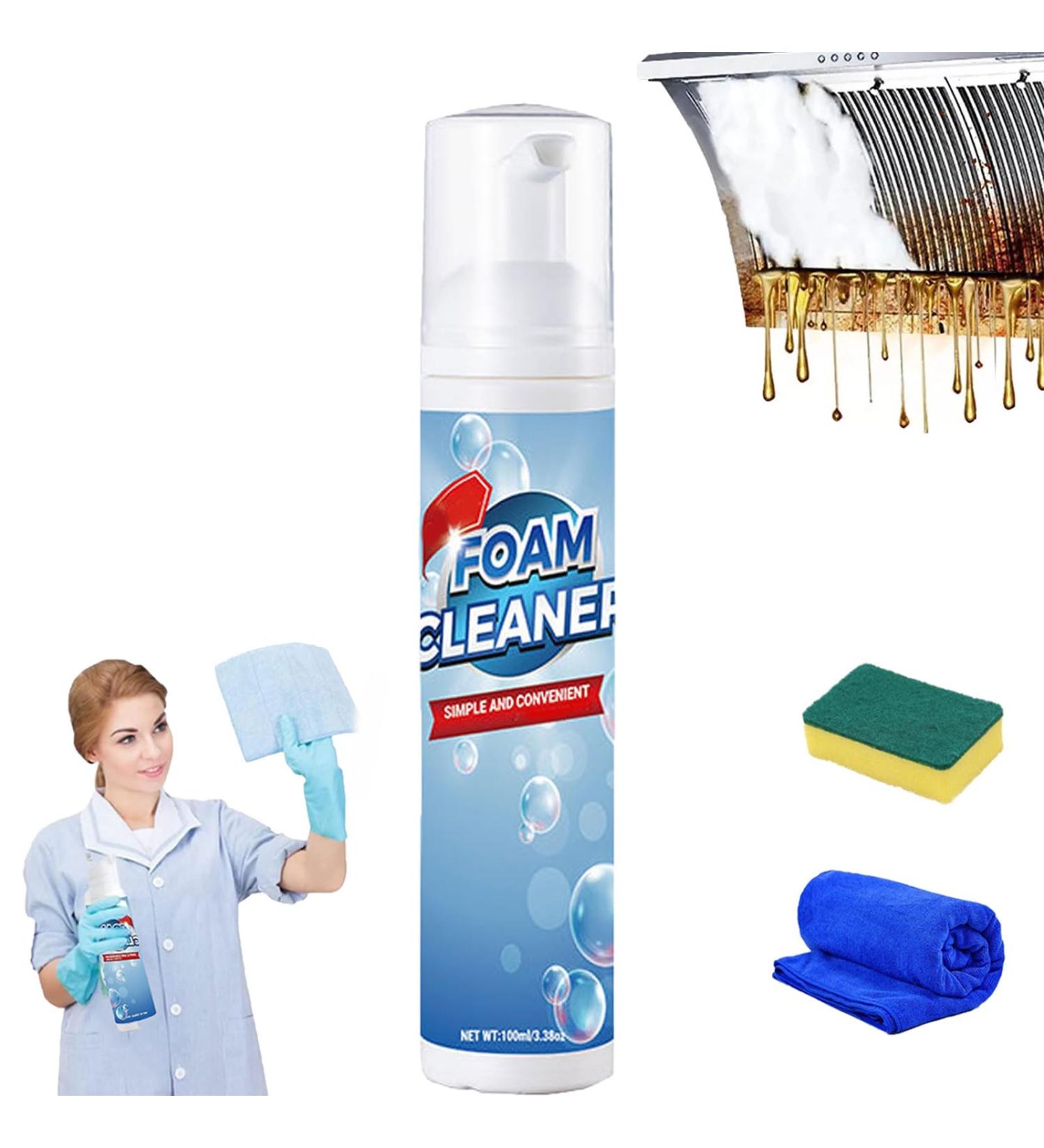 Multi-Purpose Cleaning Foam - Just Spray & Wipe Multi-purpose Cleaner Foam Spray Bubble Cleaner Foam Spray All Purpose Cleaning Spray for Bathrooms and Kitchens (100ml 1Set) 100ml 1Set - Buy Online on GoSupps.com