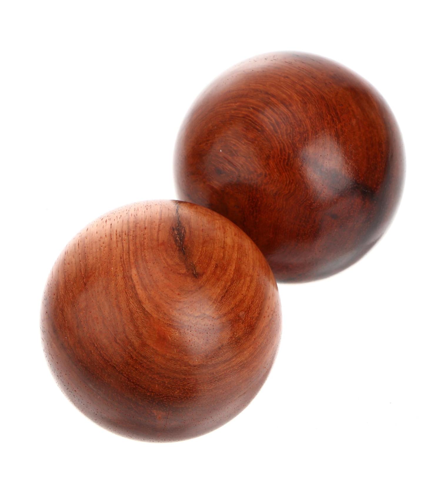 Shop Tovinanna Wooden Massage Balls | Handball Fitness Equipment & Foot Roller - Effective Stress Relief - Buy Online on GoSupps.com