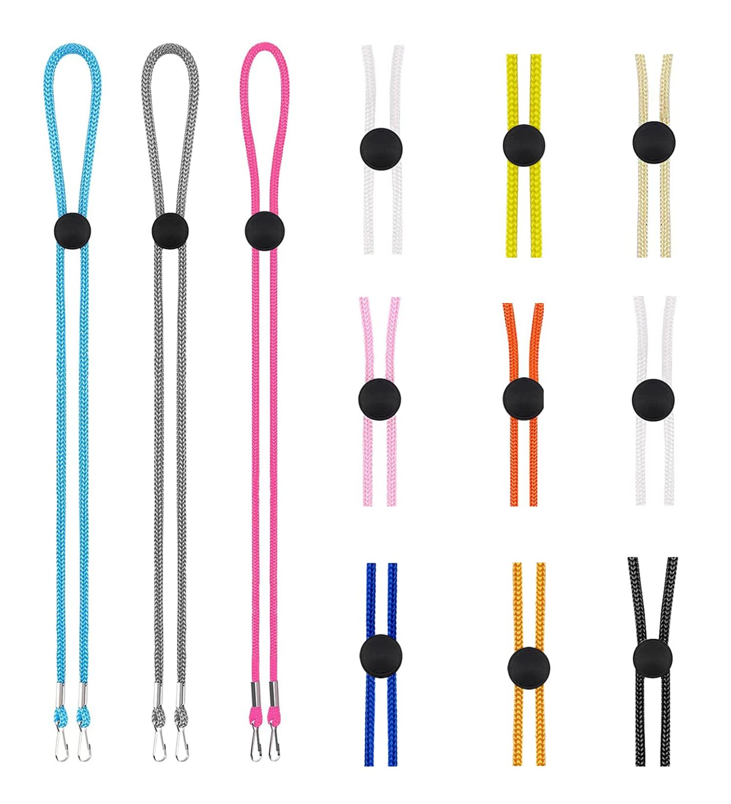 UNCLEOO 12 Pcs Face Mask Lanyard Face Mask Holder and Strap for Kids Adults Adjustable Length Strap Extender Ear Protector Lanyard for mask Relieve The Pressure of The Ear mask - Buy Online on GoSupps.com