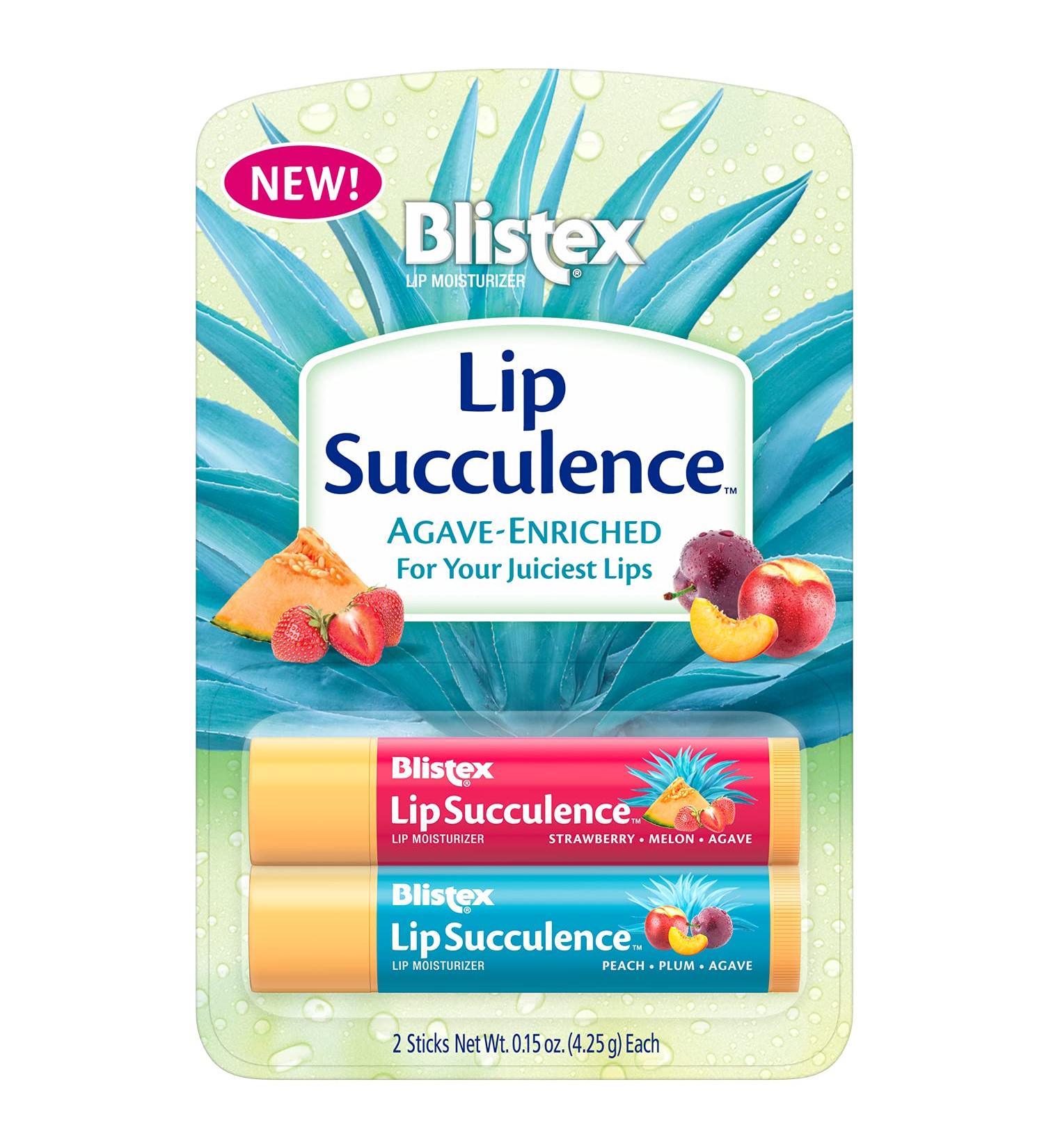 Blistex Lip Succulence Tropical - 2 Pack (0.15 oz Each) | Moisturizing Lip Balm - Buy Online on GoSupps.com