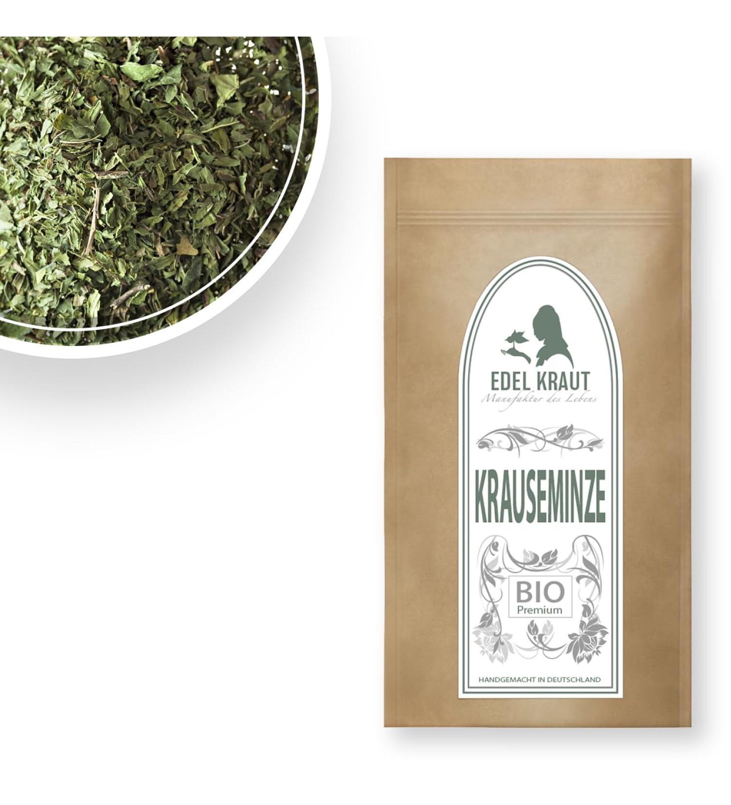 Noble Herb 100% Organic Frizzy Tea - Premium Seminz Leaves Cut 1000g | Additive-Free Herbal Blend | Edel Kraut Bio Nana Mint & Spearmint Tea 1000g - Buy Online on GoSupps.com