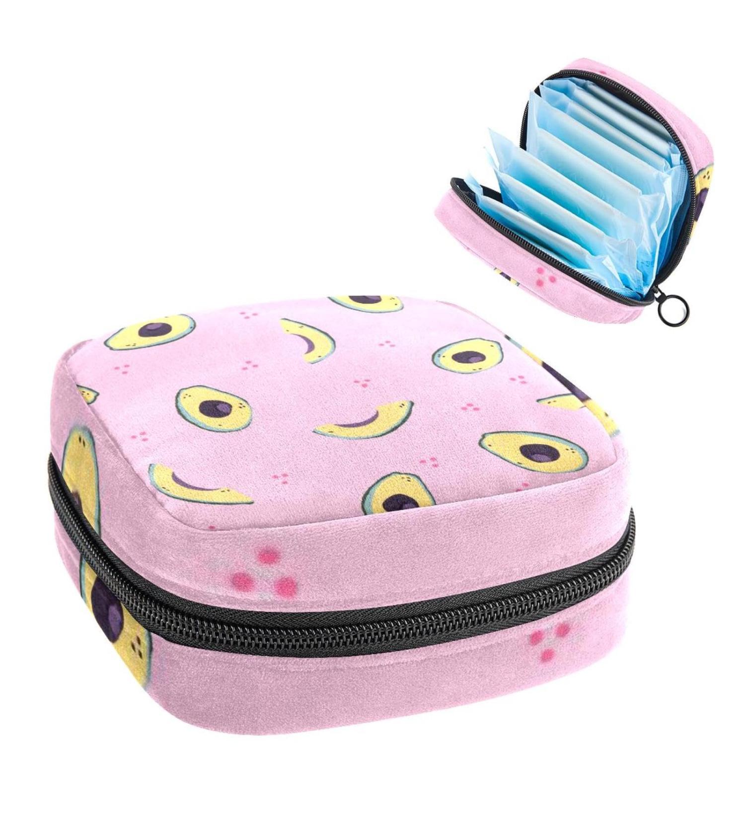 GIAPB Period Bag - Avocado Pattern Period Pouch & Travel Makeup Bag (Color3017) - Buy Online on GoSupps.com