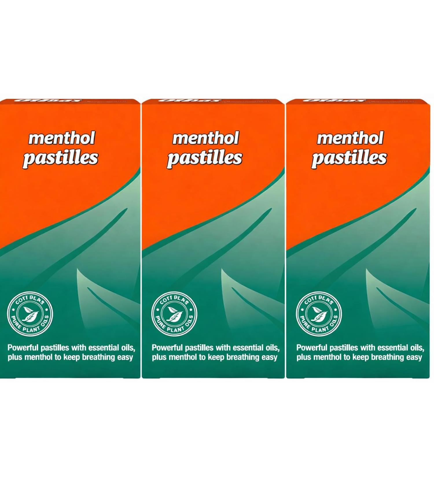 Menthol Pastilles 45g (Pack of 3)