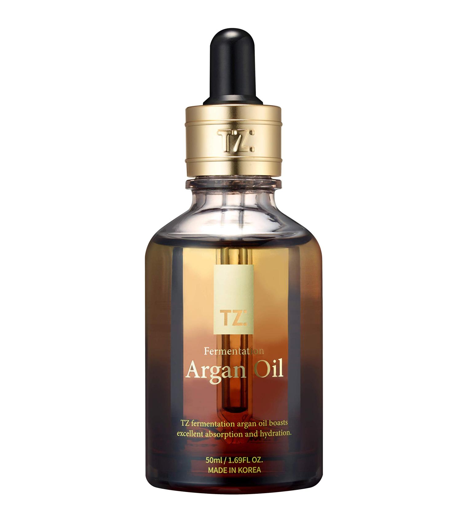 TZ Fermentation Argan Oil (1.69 Fl.Oz) - 100% Pure Organic Moroccan Oil for Skin, Hair, Nails & Face - Anti-Aging Moisturizer - Cold Pressed & Nutrient-Rich - Buy Online on GoSupps.com