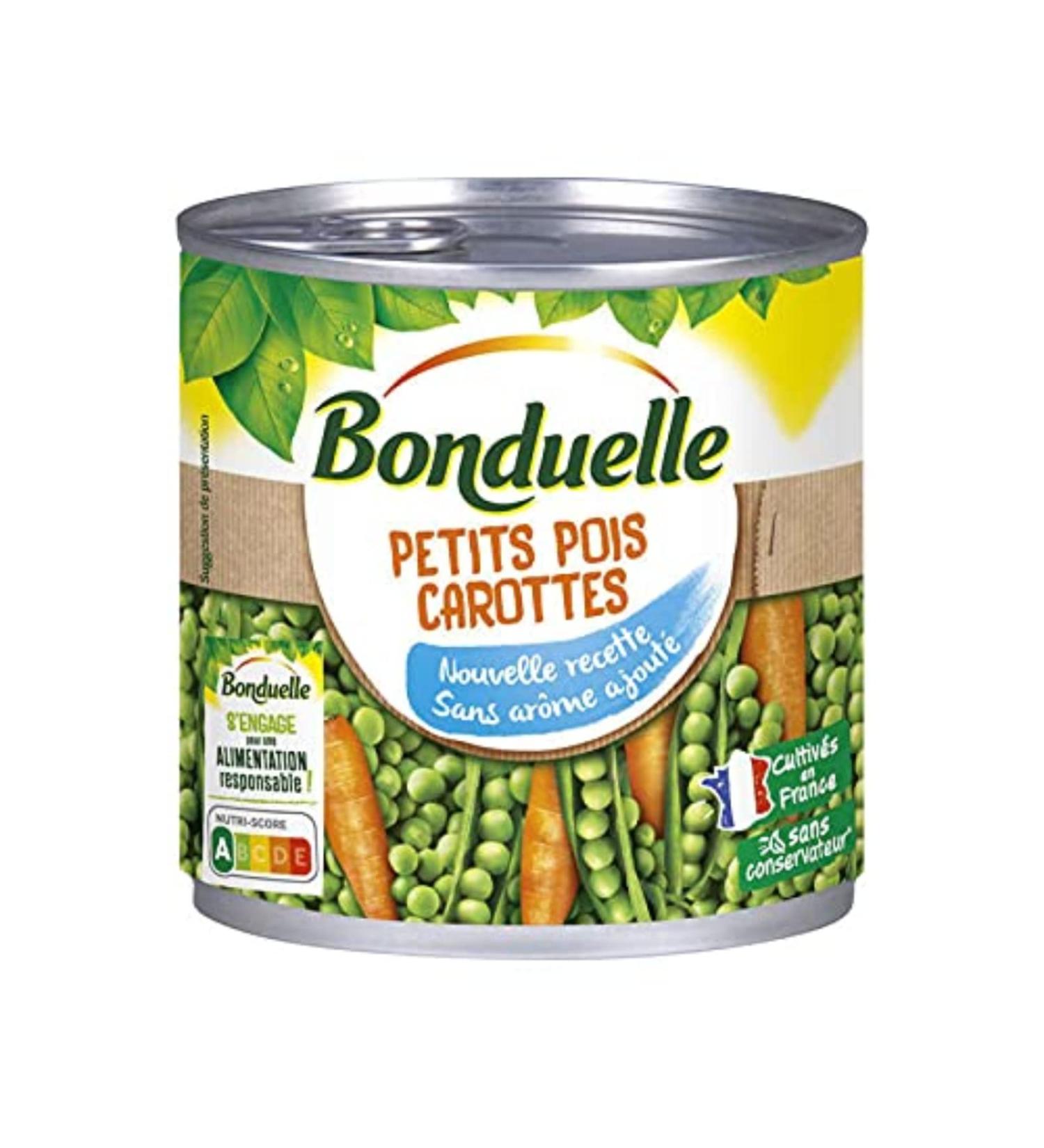 Bonduelle Peas and carrots without added flavor - 265g box