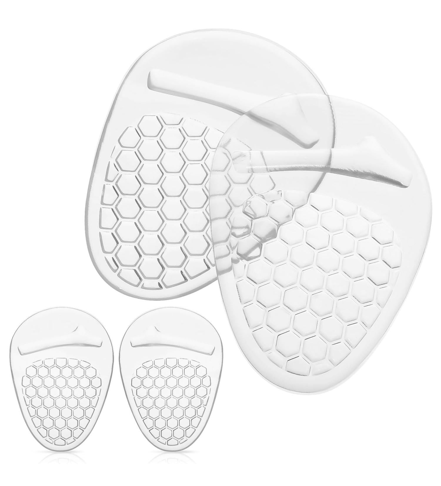 Ball of Foot Cushions - 2 Pairs Soft Gel Metatarsal Pads for Women | Self-Adhesive High Heel Inserts for Ultimate Comfort - Buy Online on GoSupps.com