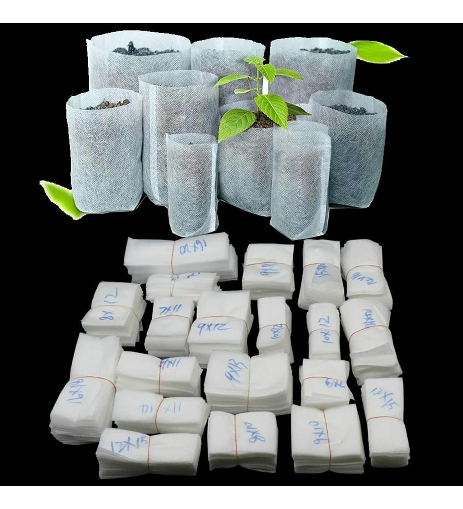 Saterkali Growing Bag Sturdy Breathable Portable Environment-Friendly Growing Bag for Gardening 20cm x 22cm - Buy Online on GoSupps.com