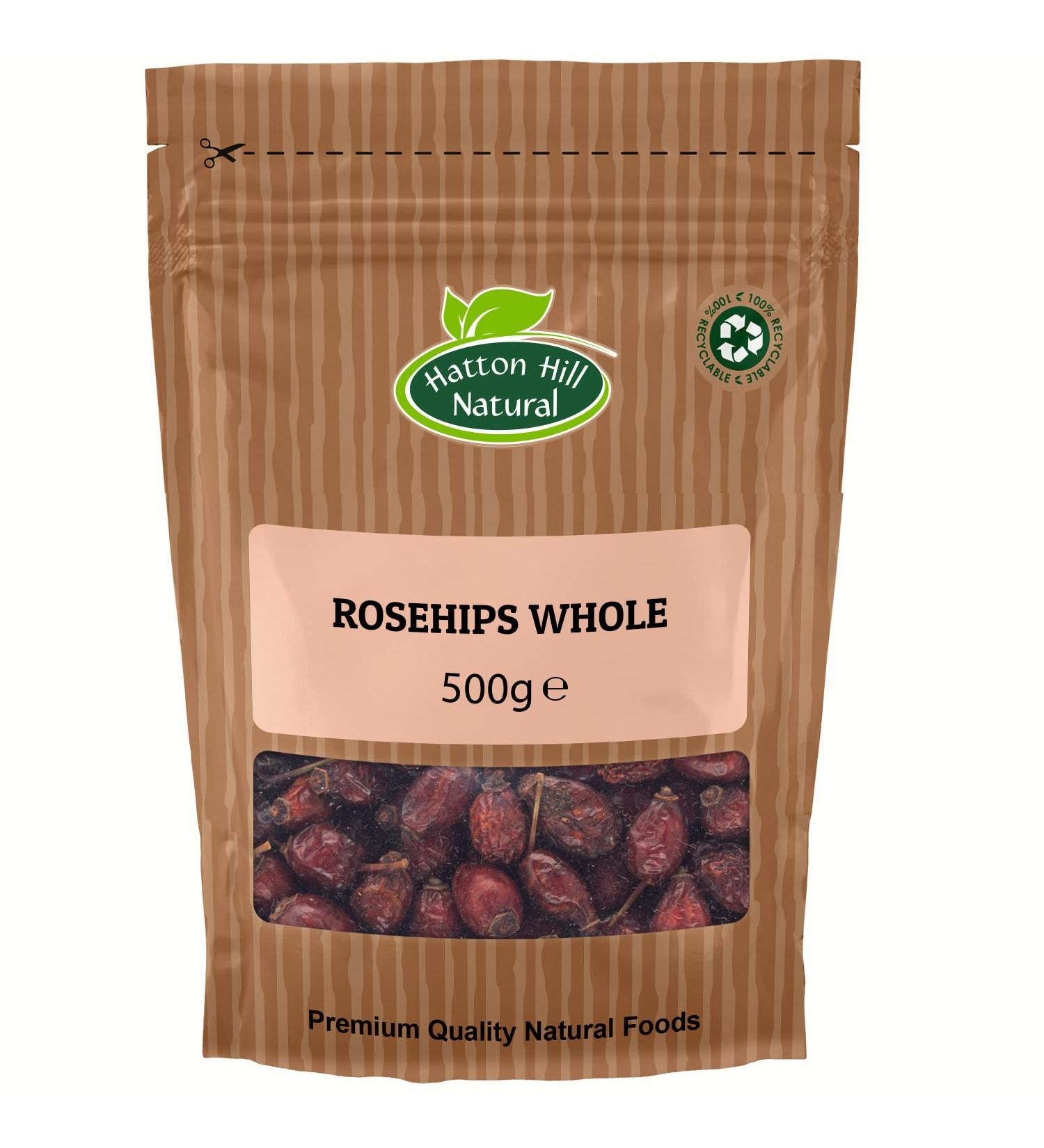 Whole Rosehips 500g by Hatton Hill