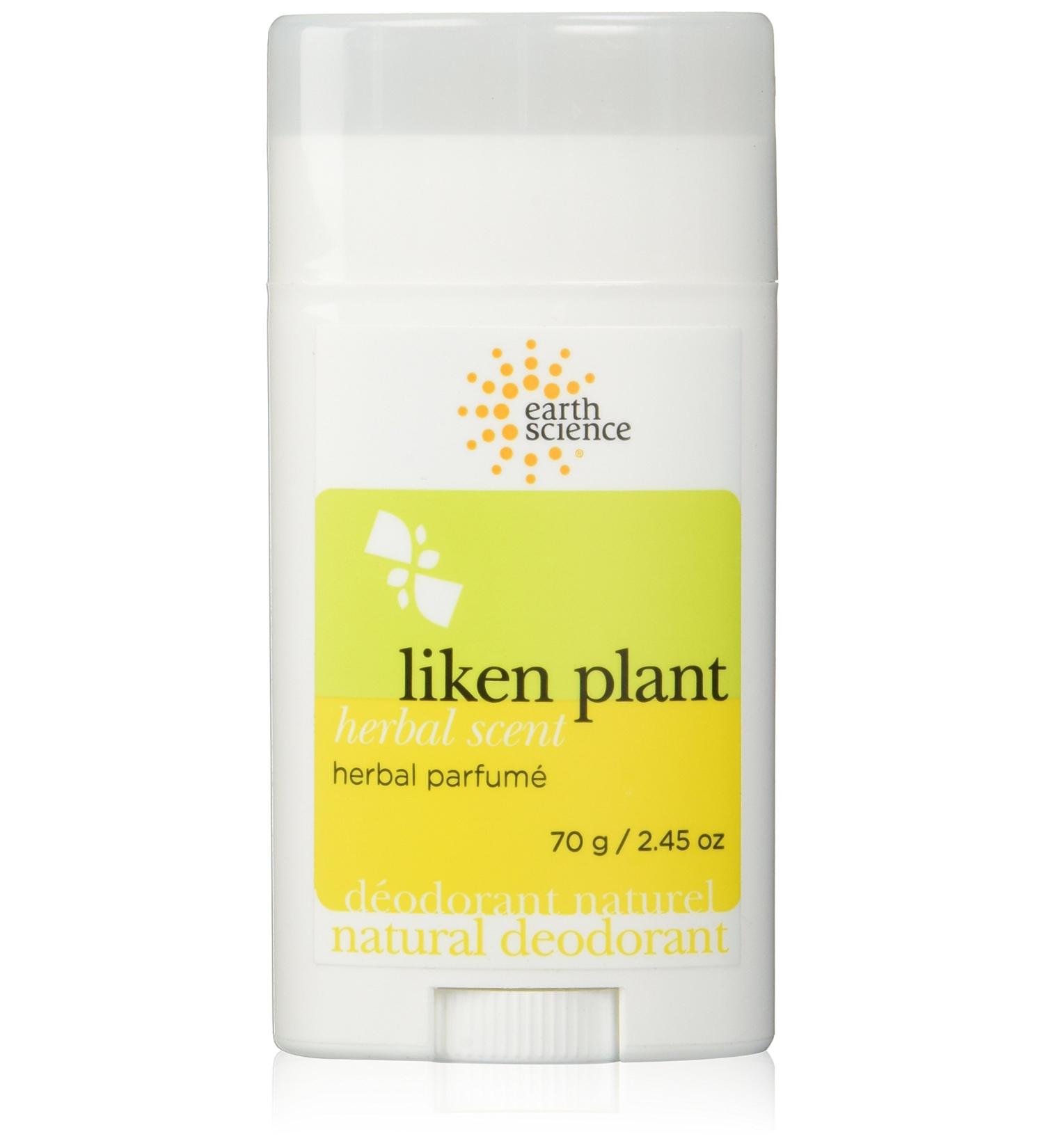 Earth Science Liken Plant Herbal Scent Deodorant 2.45 oz. Liken 2.45 Ounce (Pack of 1) - Buy Online on GoSupps.com