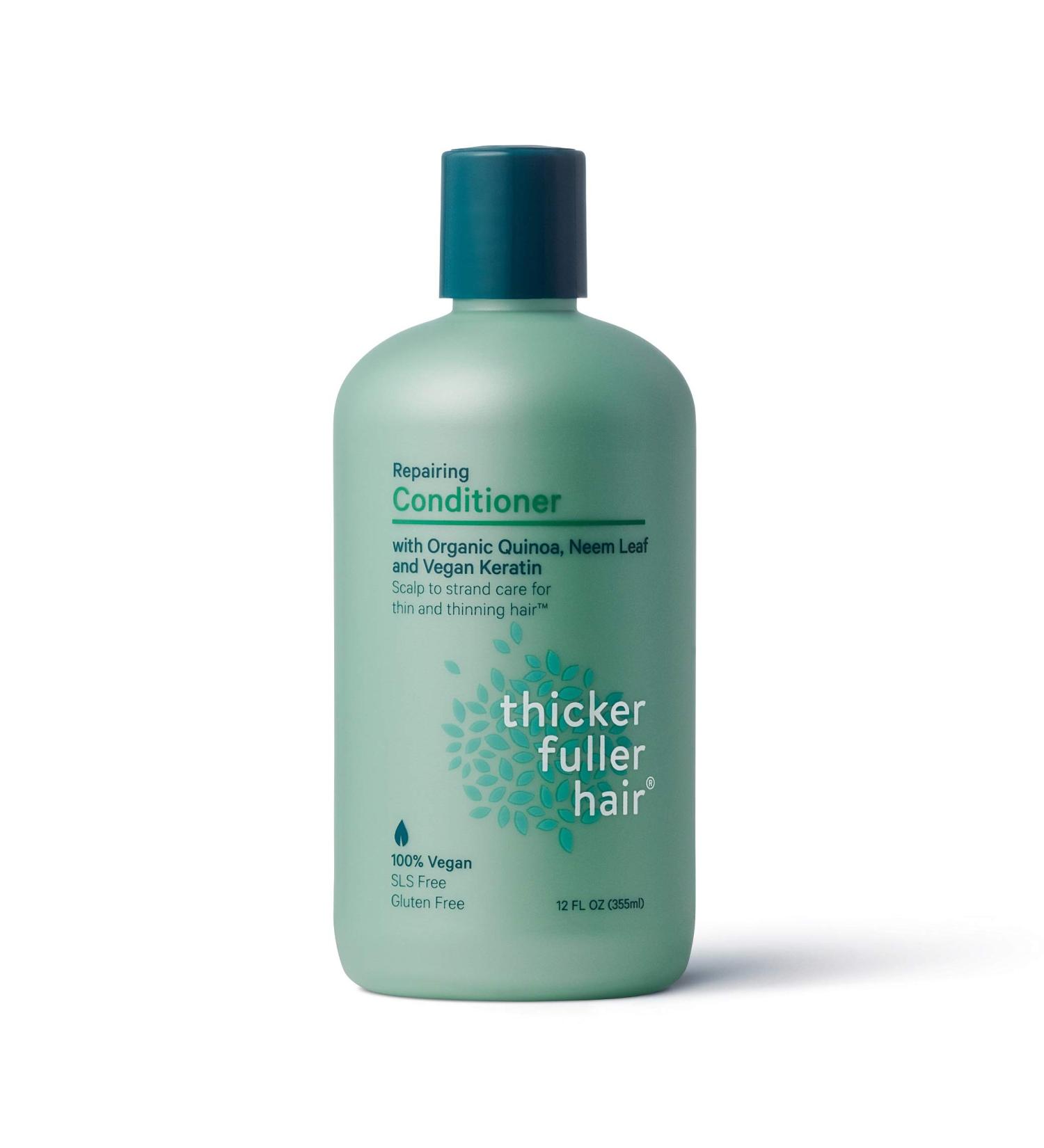 Thicker Fuller Hair Repairing Conditioner 12 Oz - Green | For Thicker Hair Care - Buy Online on GoSupps.com