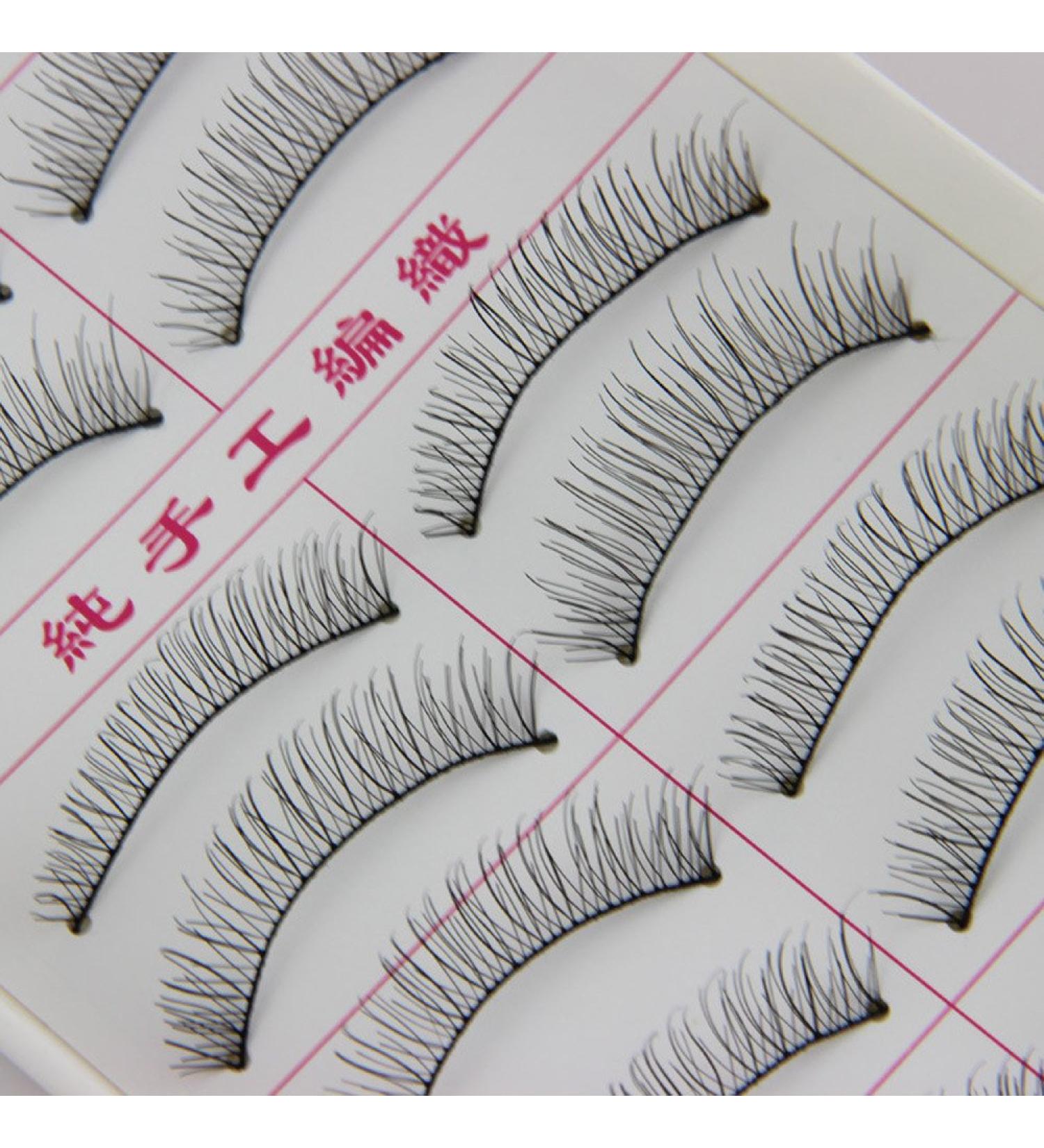 Stay & Me 10 Pairs 3D Magnetic False Eyelashes - Natural Long Thick Reusable Handmade for Cosplay - Black Water Mane - Buy Online on GoSupps.com
