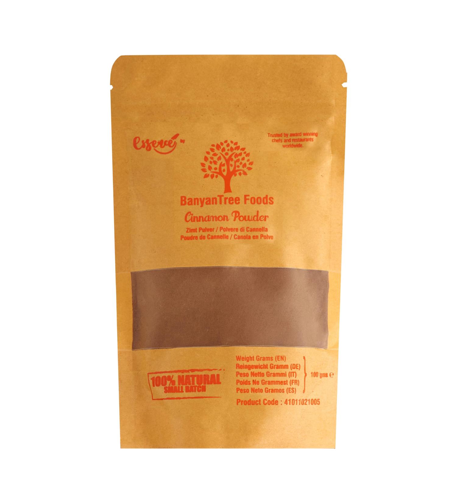 BanyanTree Foods Cinnamon Powder | Cinnamon Ground 100g All Natural Indian Origin