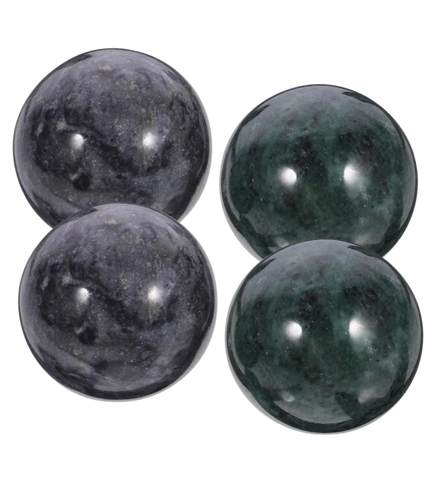 Frcolor 4-Sentence Chinese Stress Exercise Balls - Spiked Massage & Hand Training Balls for Fitness | International Shipping Available - Buy Online on GoSupps.com