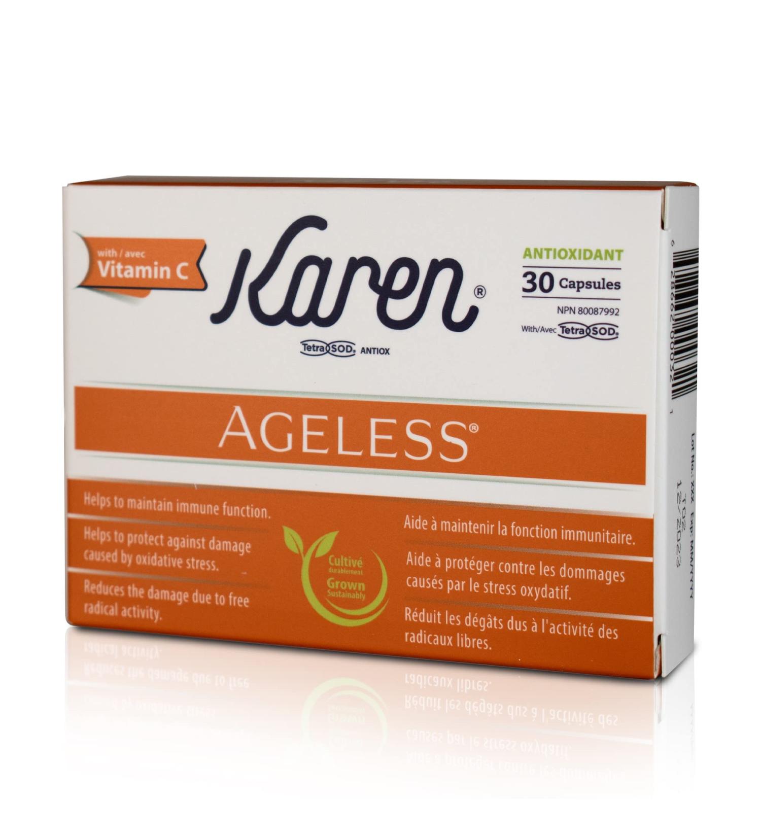 Karen Ageless Capsules 30 Pack - Buy Online on GoSupps.com