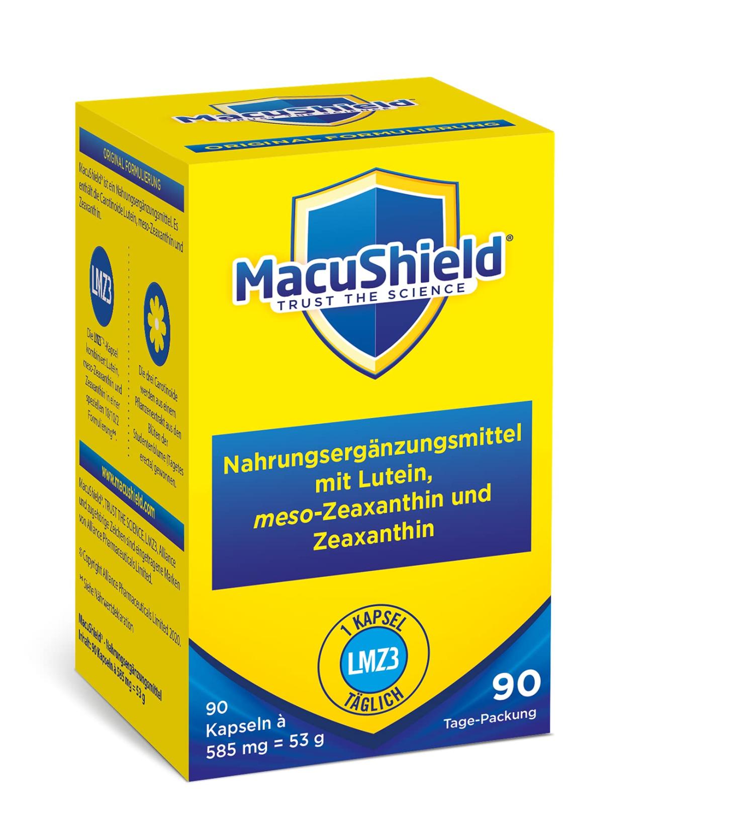 Macushield | MacuShield Capsules 90's | 1 x 90 Capsule (UK)