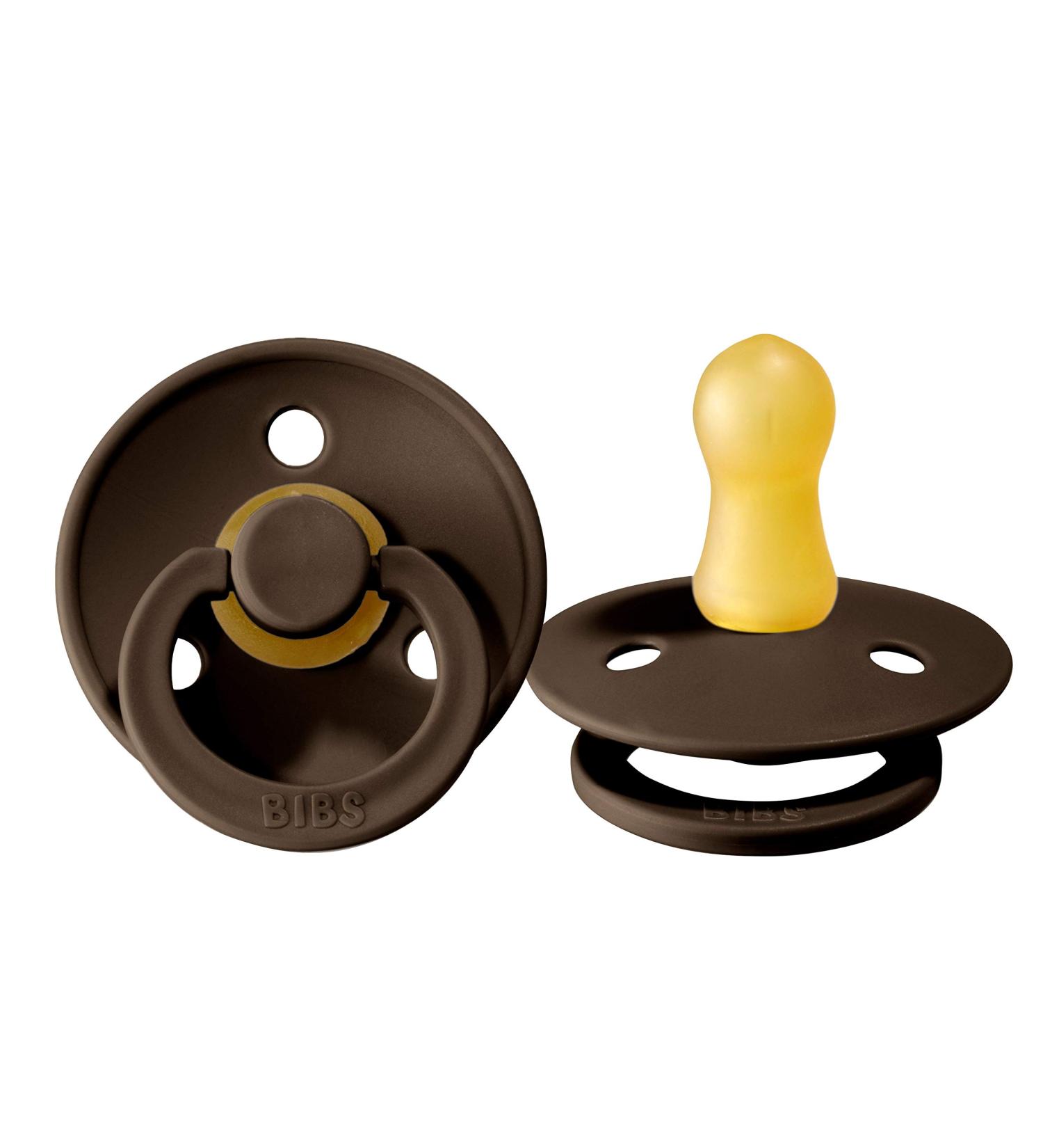 BIBS S Chocolate Rubber Soother Hevea