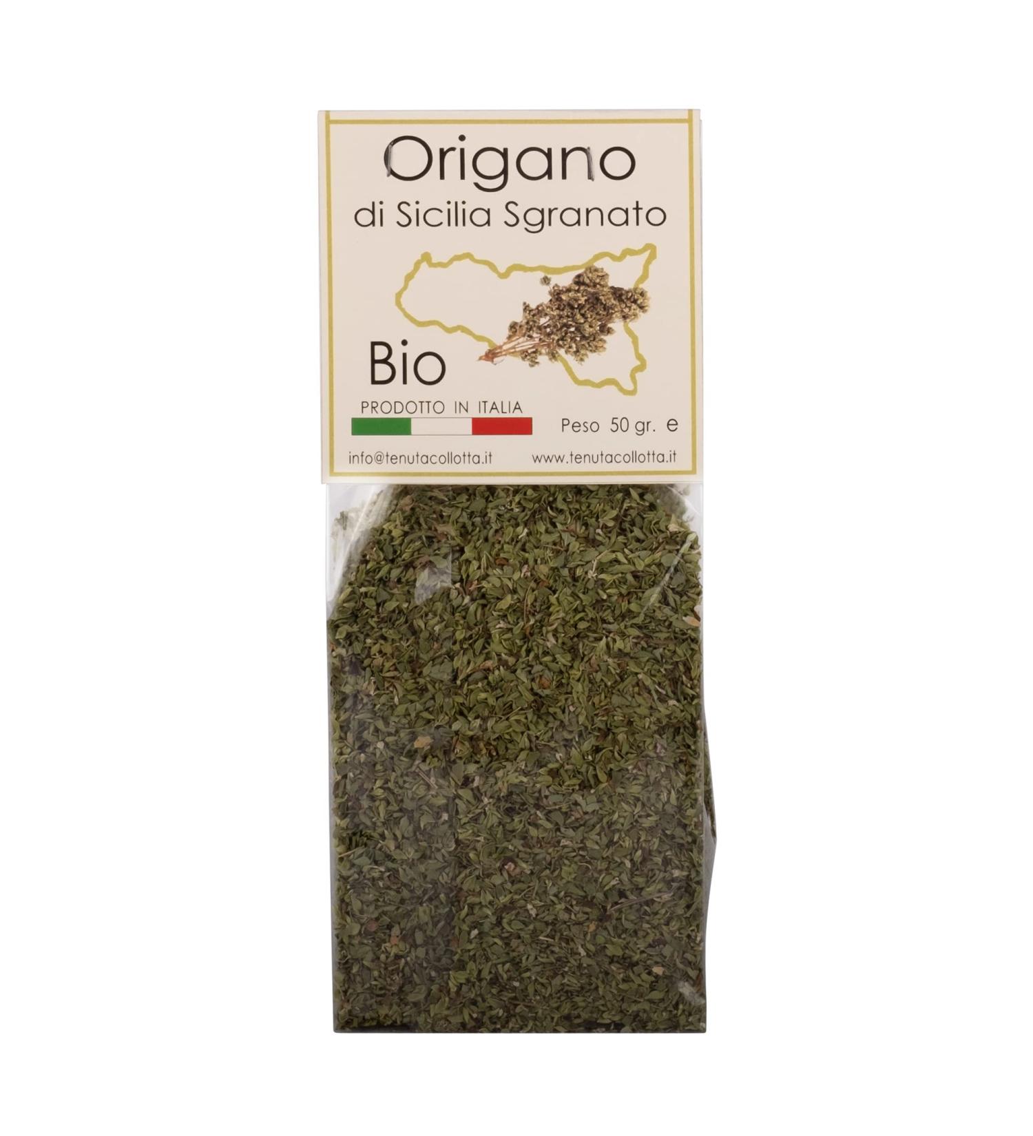 Tenuta Collotta Organic Dried Oregano 50g - 100% Italian Sicilian Herb for Flavorful Cooking - Buy Online on GoSupps.com