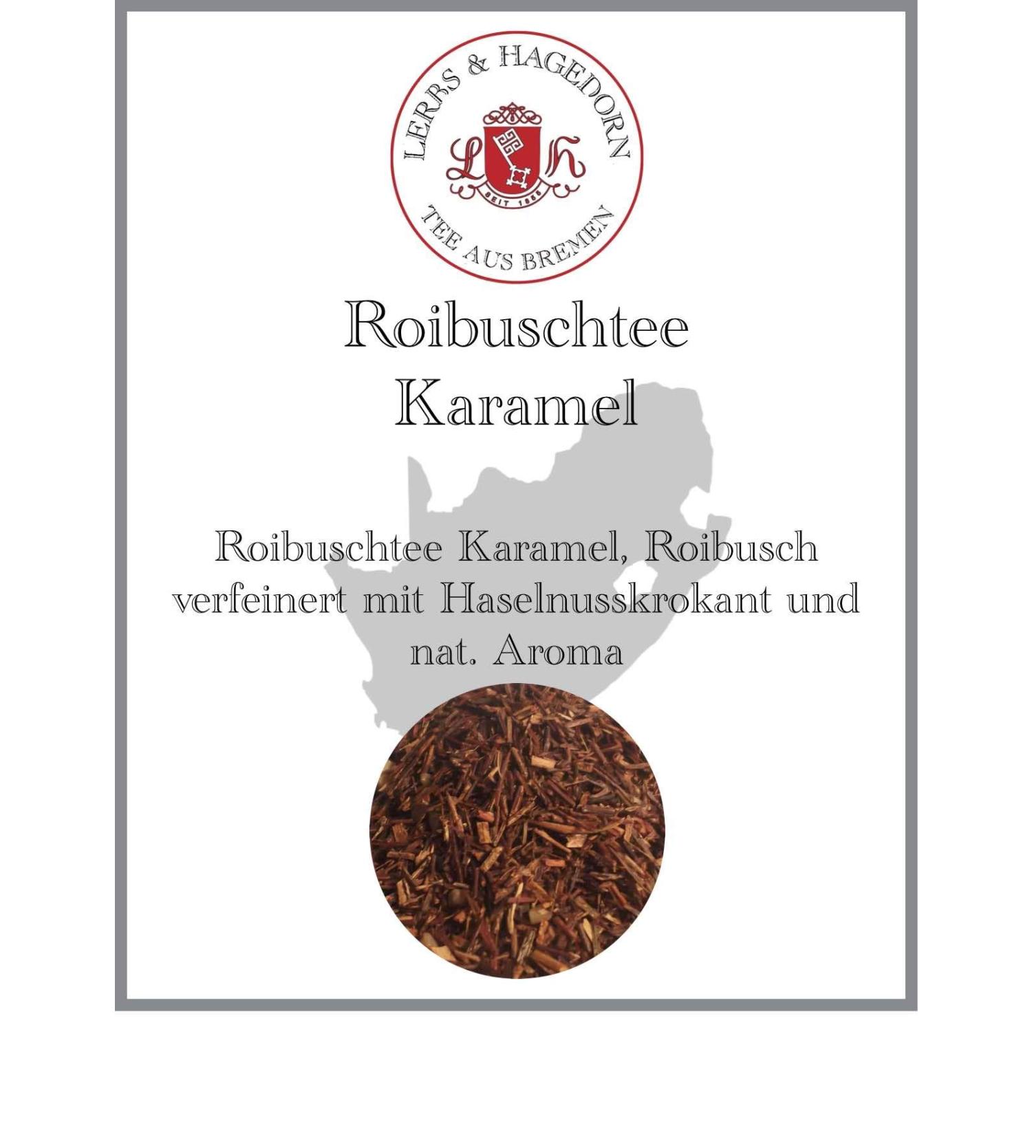  Lerbs & Hagedorn Lerbs & Hagedorn Caramel roibusch tea | 1.5 kg (approx. 122 l) refined with hazelnut - Buy Online on GoSupps.com
