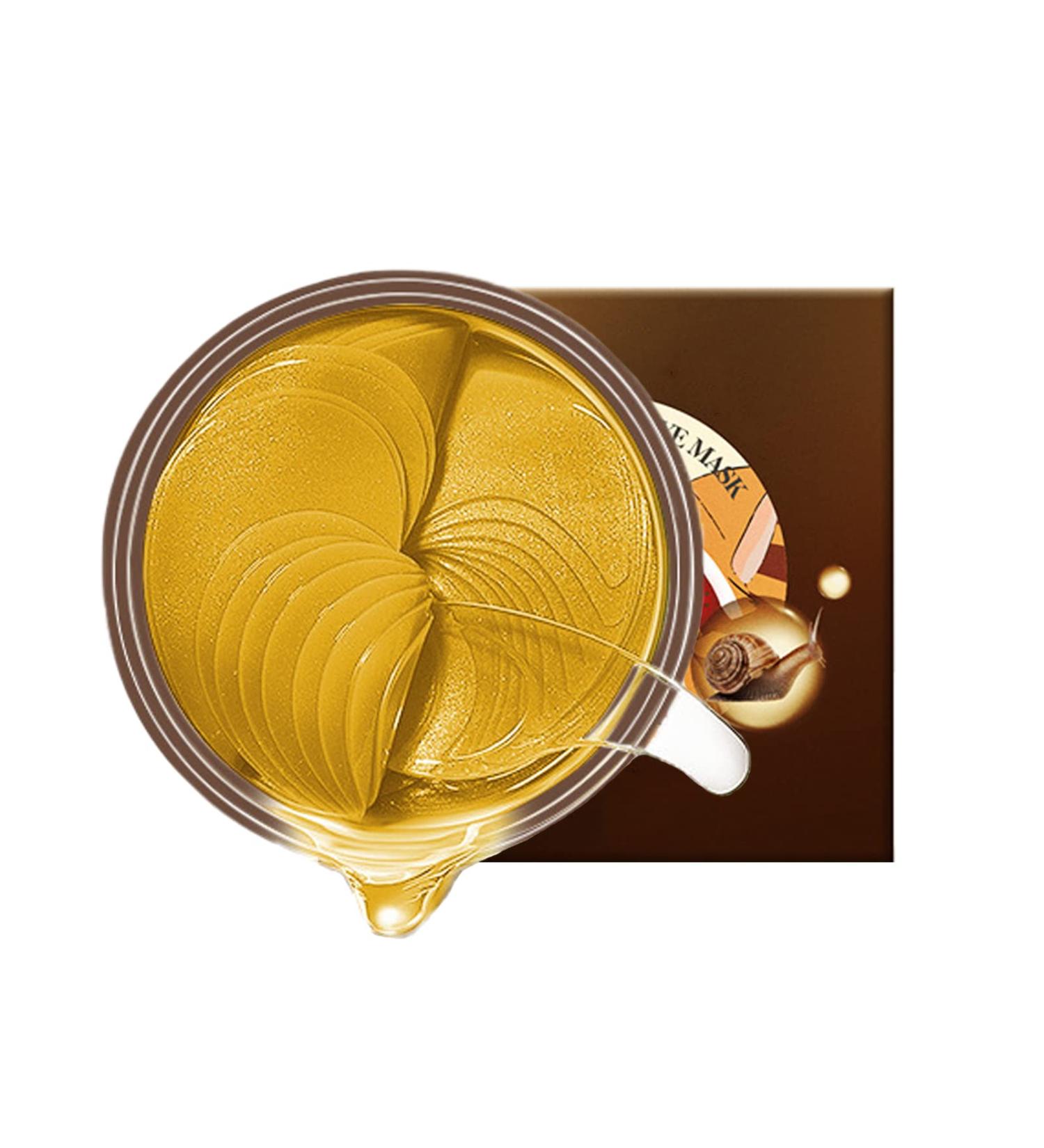 60Pcs Snail Eye Patches | Under Eye Bags Remover & Anti-Aging Treatment for Puffy Eyes | Hydrating Eye Masks for Dark Circles | Anti-Wrinkle Gel Pads - All Skin Types - Buy Online on GoSupps.com
