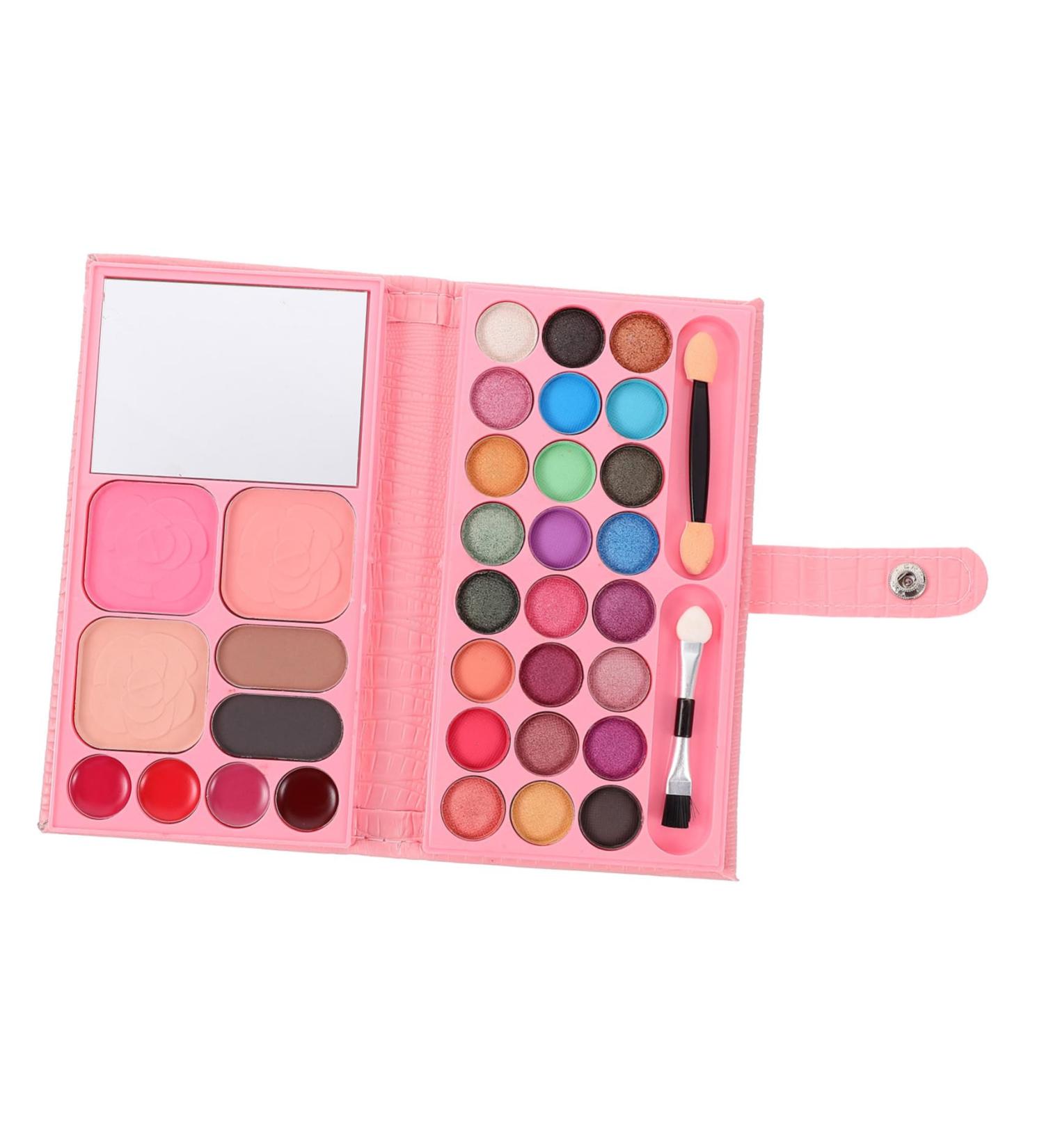 WOONEKY 33 Makeup Palette Play Makeup Girl Toys Blush Pan Toiletry Bag Eye Makeup Powder - Buy Online on GoSupps.com