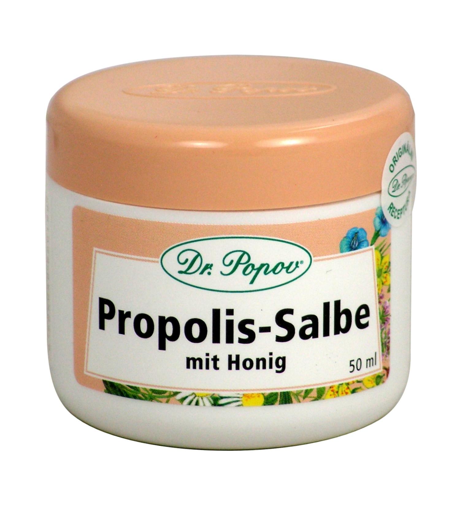 Propolis ointment with honey natural original herbal ointments by Dr. Popov 50ml